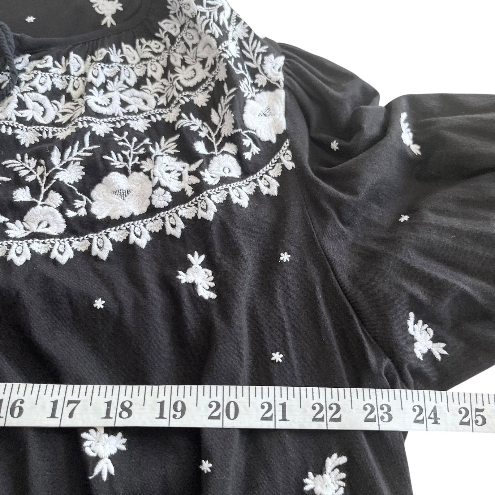 Lauren Ralph Lauren Lauren Ralph Lauren Floral Embroidered Smocked Peasant Top Size XXL / US 16-18 / IT 52-54 - 11 Thumbnail