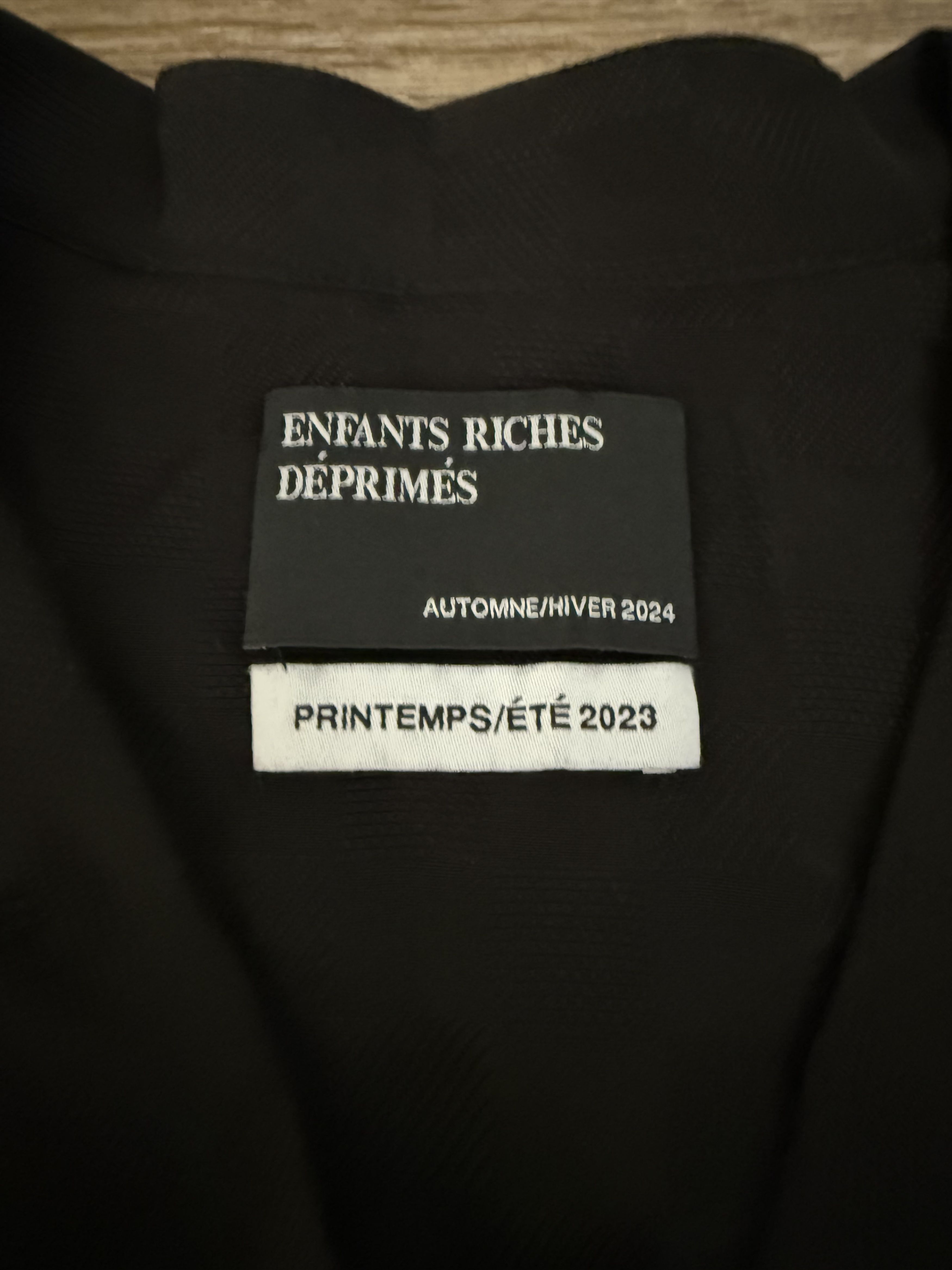 Enfants Riches Deprimes Enfants Riches Deprimes Black Checkerboard Button Up Size US S / EU 44-46 / 1 - 3 Thumbnail