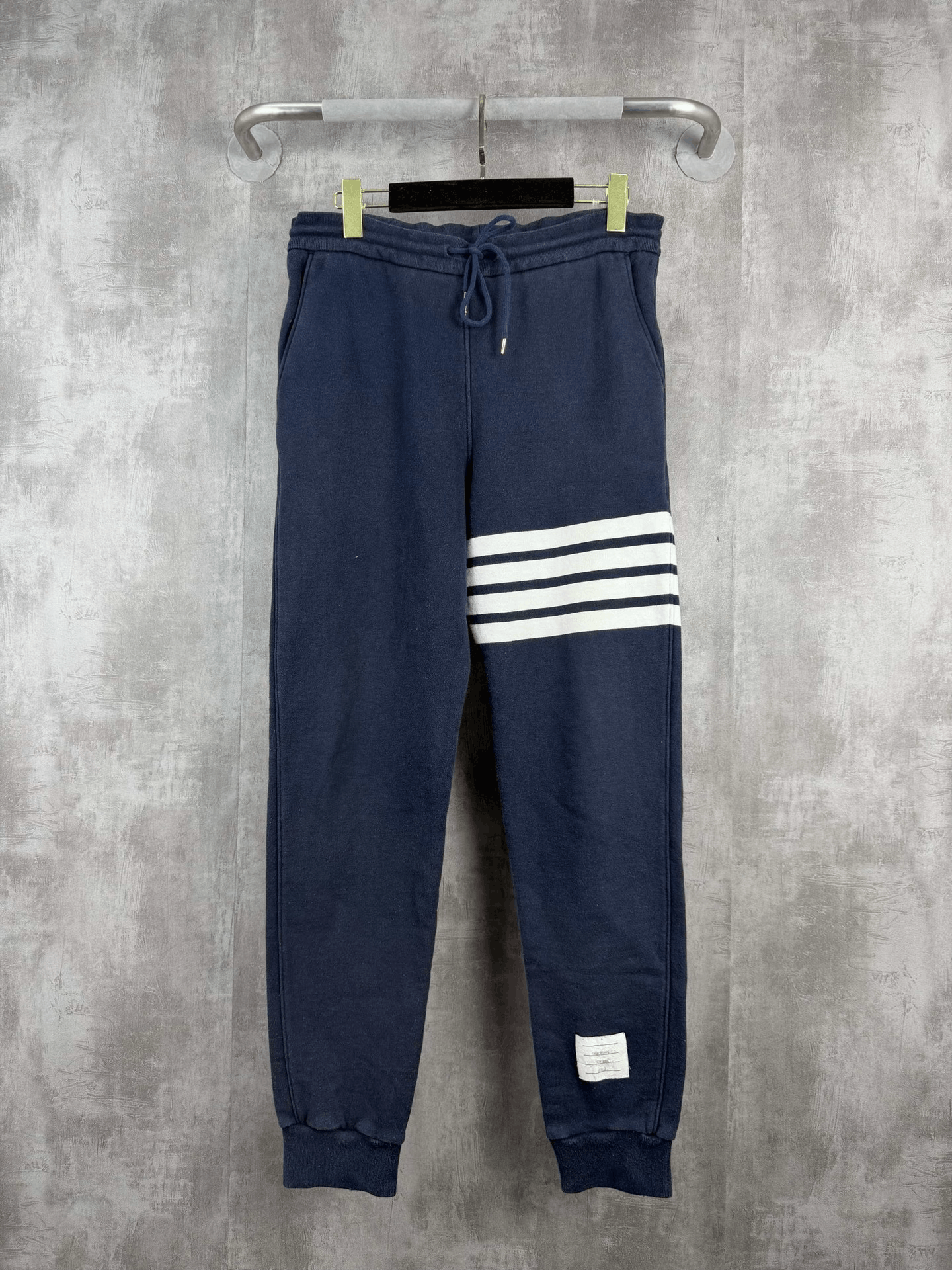 Thom Browne Thom Browne 4-Stripe Navy Sweatpants Size US 26 / EU 42 - 1 Thumbnail