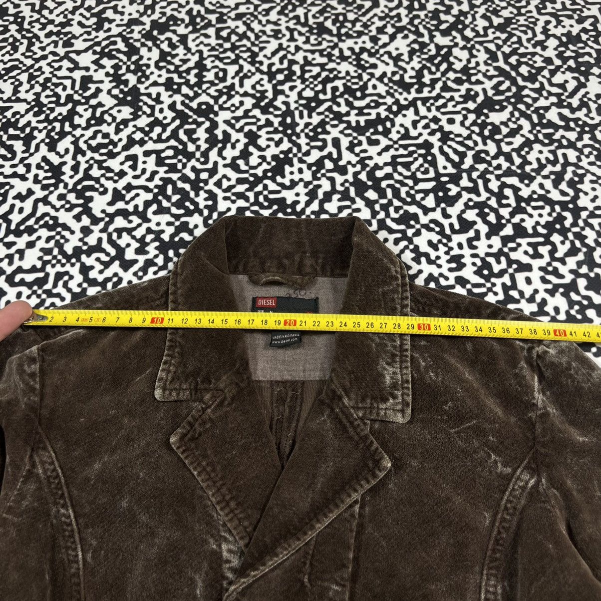 Diesel Vintage Y2K Diesel Corduroy Blazer Casual Retro 90s Style Size M / US 6-8 / IT 42-44 - 20 Thumbnail