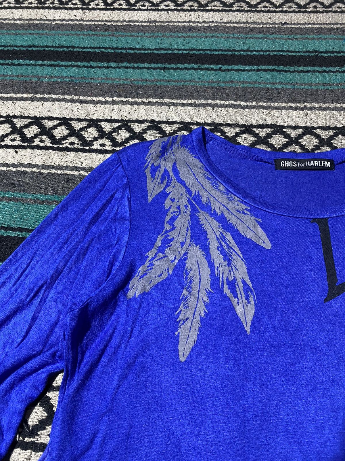 If Six Was Nine 2000s Ghost of Harlem - Reconstructed Vkei Shirt Size US M / EU 48-50 / 2 - 4 Thumbnail