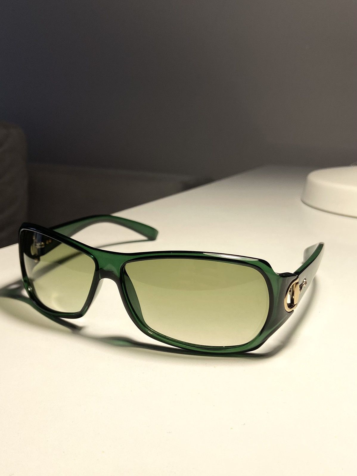 image of Gucci Glasses Cc 2574 Vintage in Green, Men's