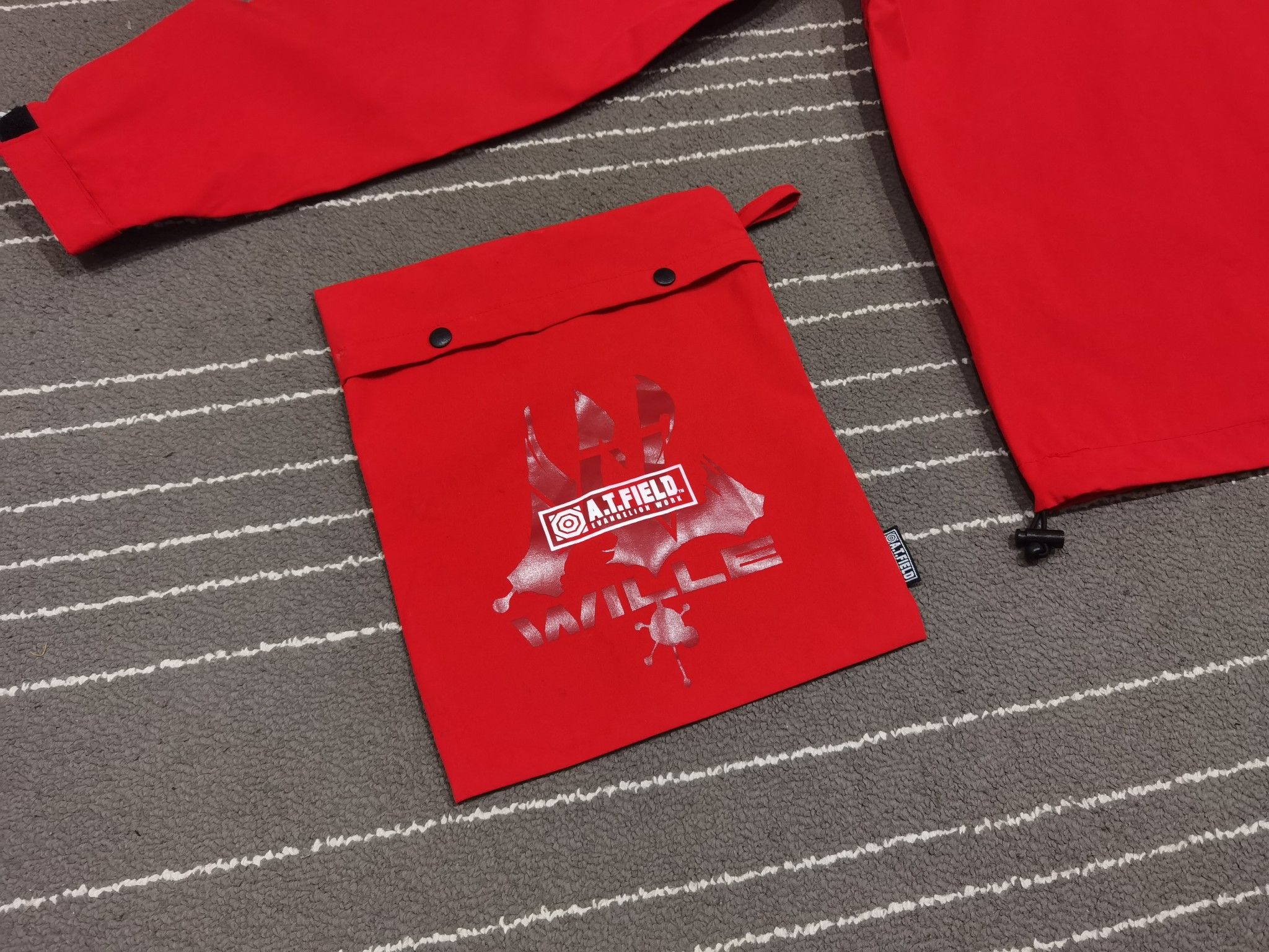 Anime Evangelion A T FIELD X wile rain jacket S 2249 Size US S / EU 44-46 / 1 - 4 Thumbnail