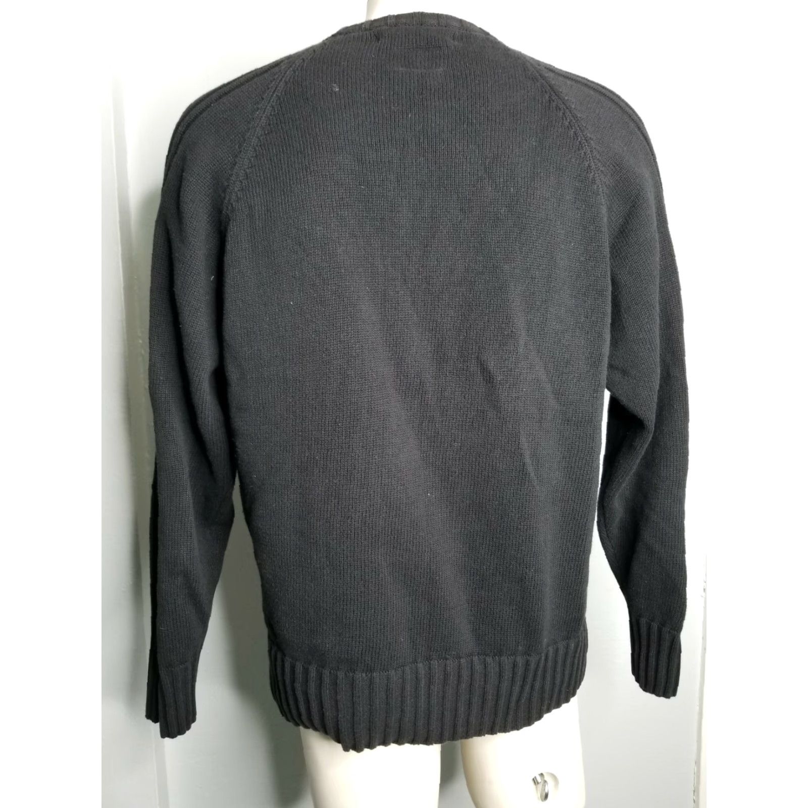 Tommy Hilfiger VINTAGE Tommy Hilfiger Tommy Jeans Sweater Spell Out Mens L Black Pullover Decade 90s or Theme Tommy Jeans Mens L Black Spell Out Sweater Size US L / EU 52-54 / 3 - 2 Thumbnail
