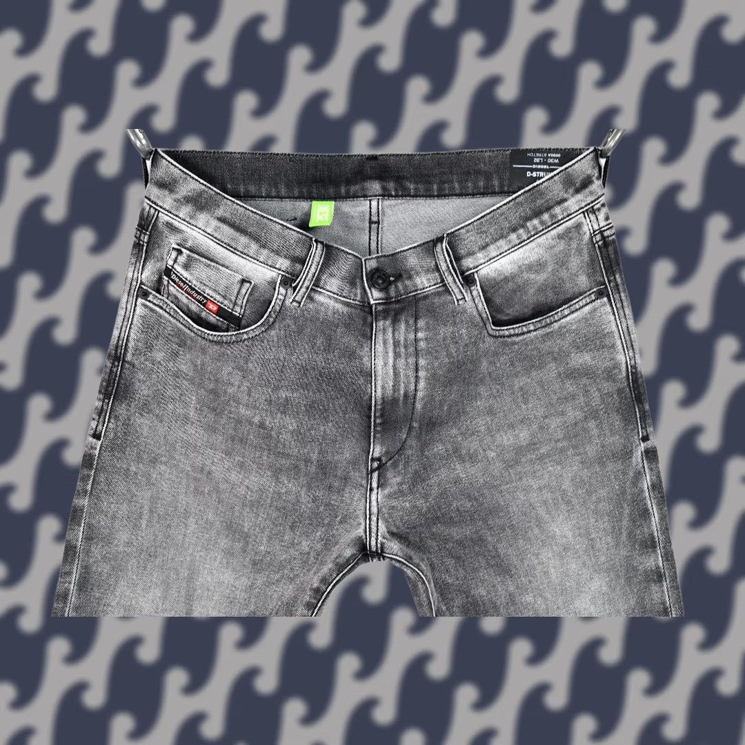 Diesel DIESEL D-STRUKT SLIM 009KA STRETCH JEANS W30/L32 MEN GRAY 88% COTTON 11% POLYESTER 1% ELASTANE Denim Slim Jeans Size US 30 / EU 46 - 1 Thumbnail