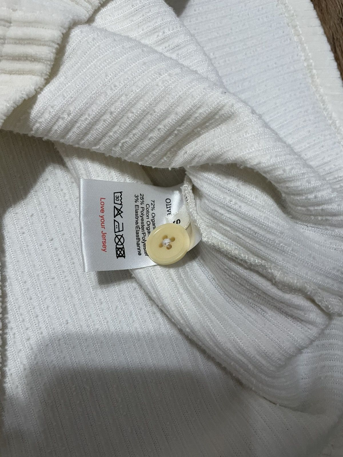 Oliver Spencer Oliver Spencer Wide Wale Corduroy Cream Pullover Polo Shirt Size US S / EU 44-46 / 1 - 3 Thumbnail