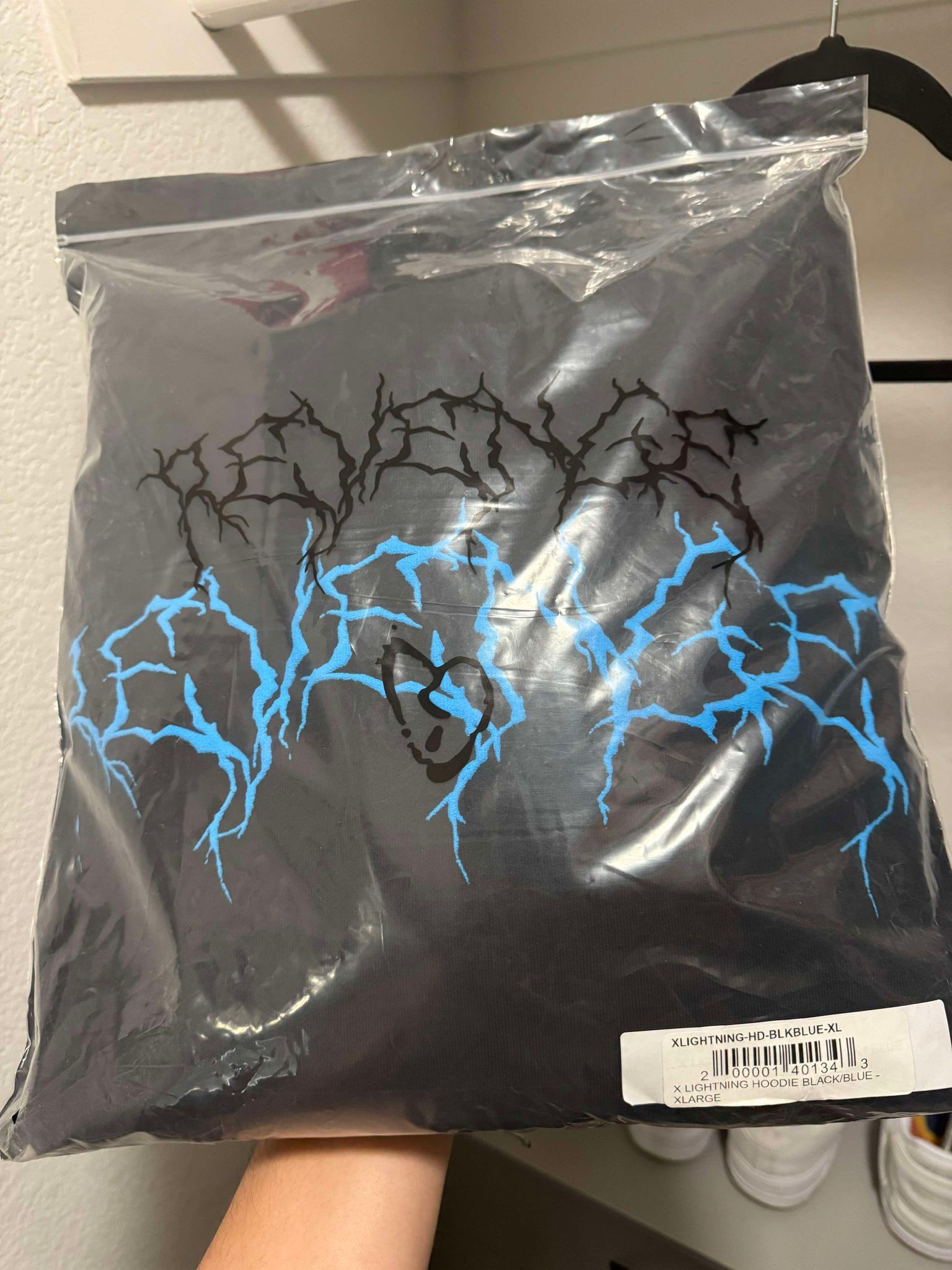 Revenge Revenge Blue Lightning Kill Logo Hoodie Size US XL / EU 56 / 4 - 5 Thumbnail