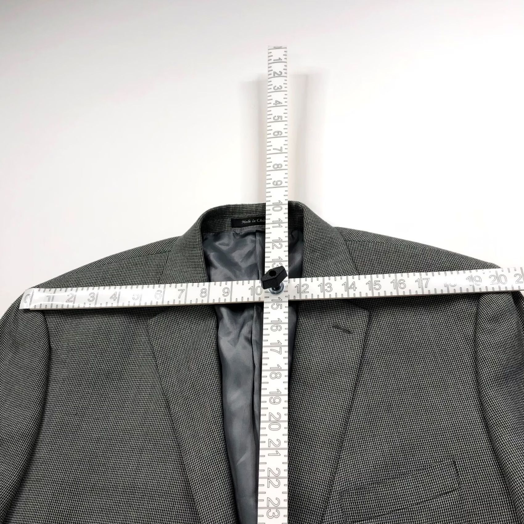 Ralph Lauren Lauren Ralph Lauren Green Label Sport Coat Jacket Gray Blue 48R Men Regular Notch Two-Button Front Houndstooth Vintage No Size US M / EU 48-50 / 2 - 5 Thumbnail