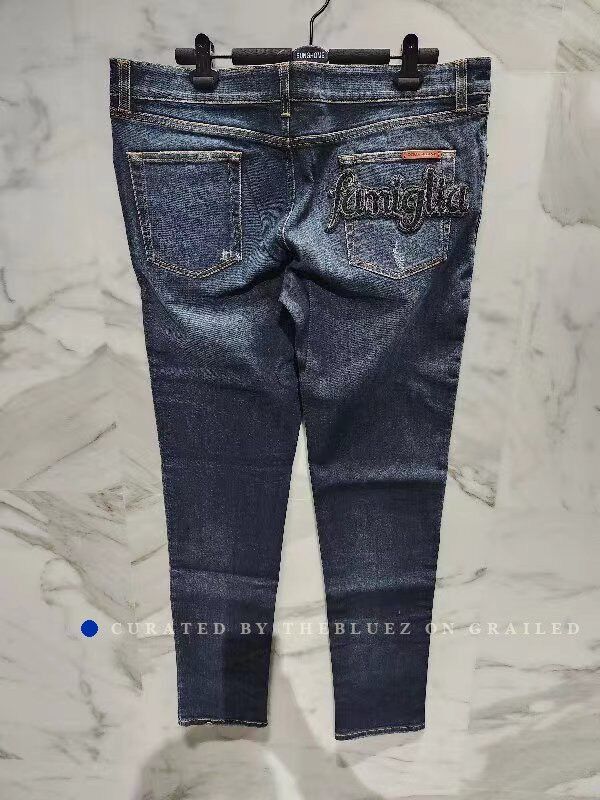 Dolce & Gabbana Dolce&Gabbana Family Embroidery Jeans Size US 34 / EU 50 - 1 Thumbnail