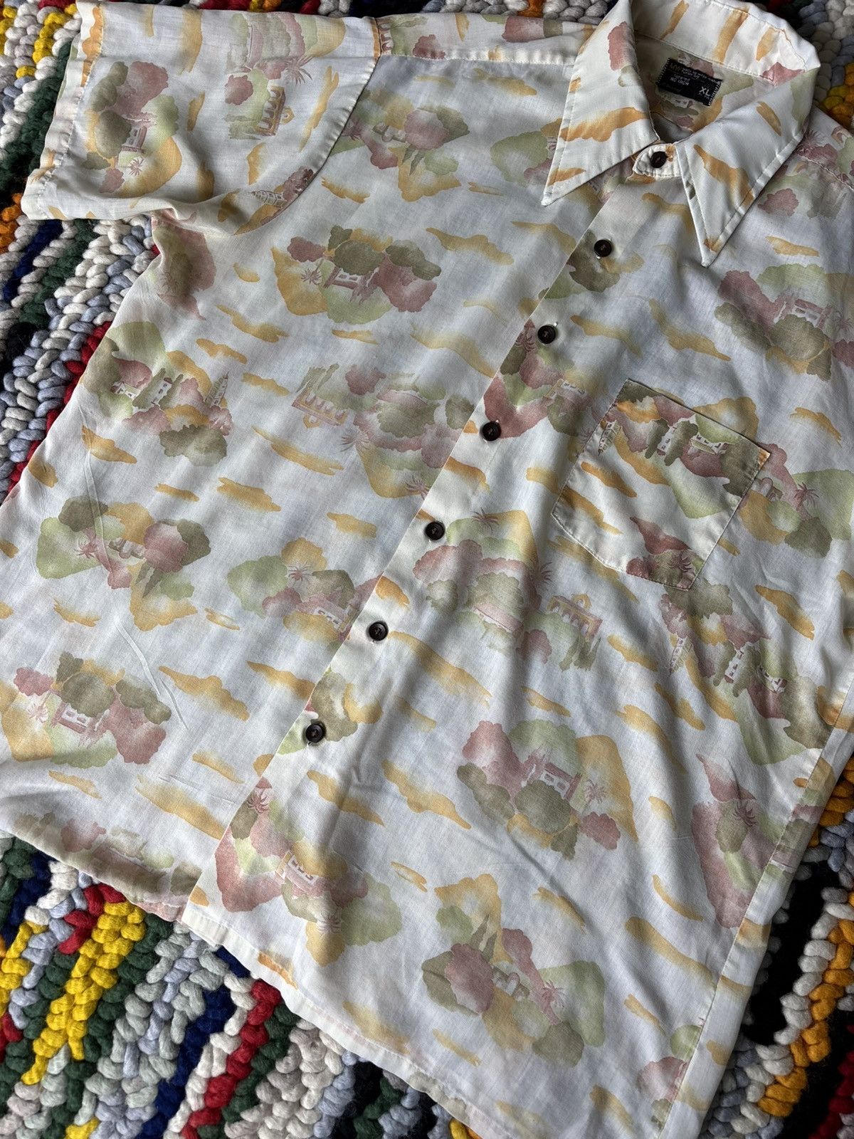Vintage Vintage JC Pennys Button Up Size US XL / EU 56 / 4 - 2 Thumbnail