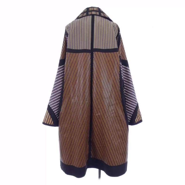 Issey Miyake Issey Miyake Multicolored striped coat Size M / US 6-8 / IT 42-44 - 3 Thumbnail