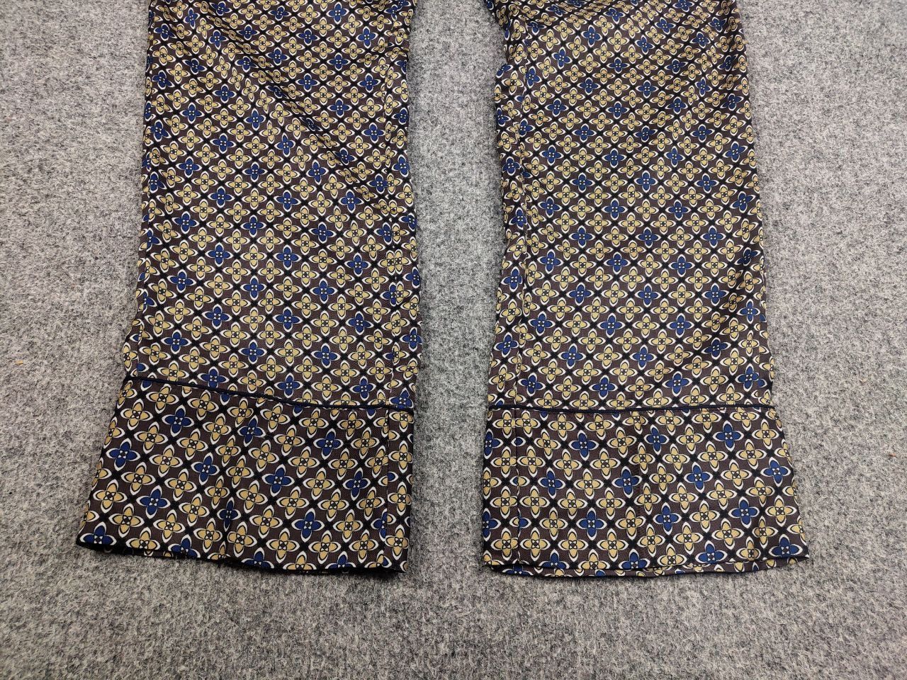 Sandro Sandro Dany Trouser Pants in Floral Print Dark Brown Tan Size 34" / US 12 / IT 48 - 8 Thumbnail