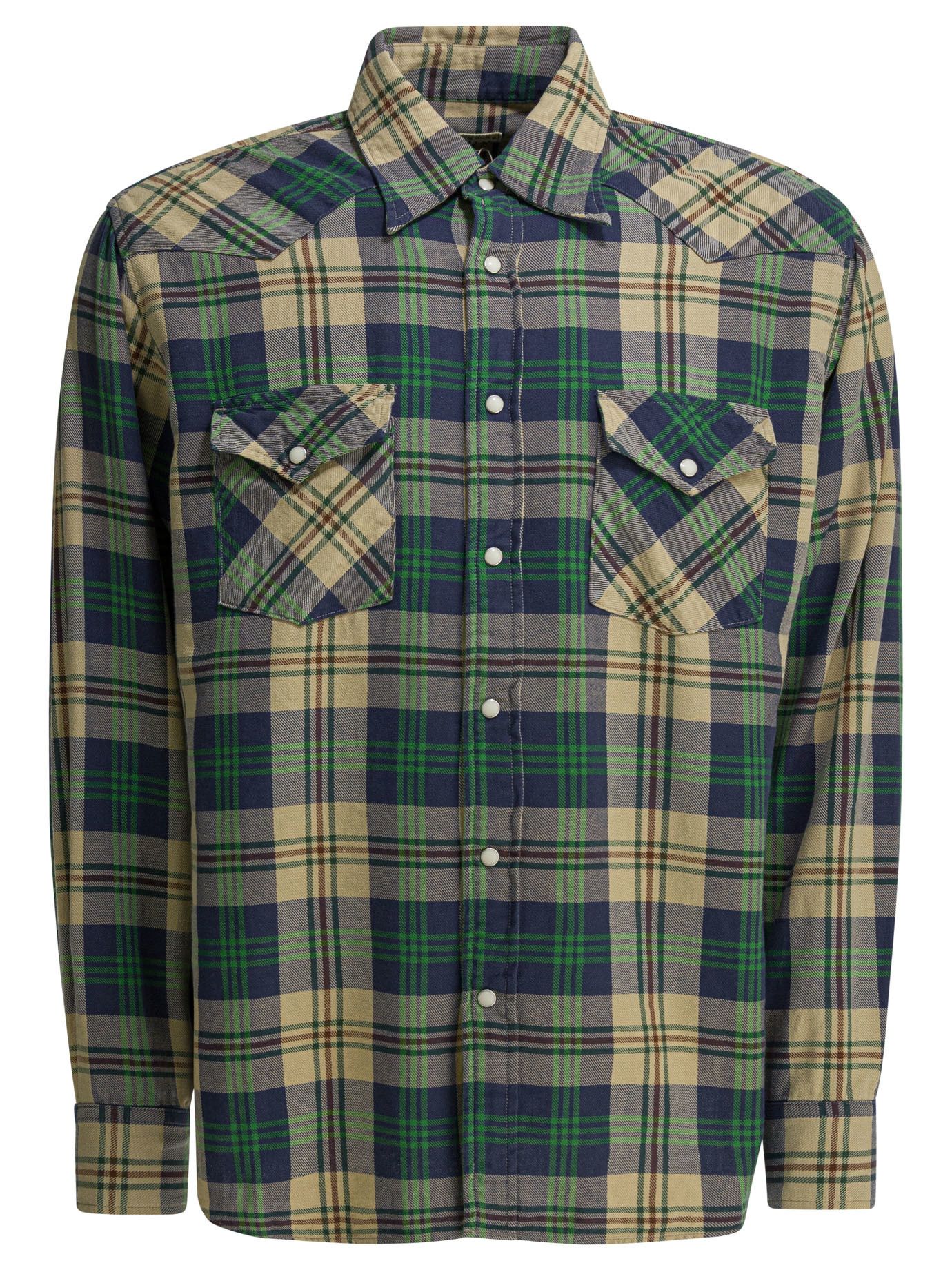 Kapital Kapital Columbia-Check Husky Western Shirt tag size 2 Men - USA Duties Paid Size US M / EU 48-50 / 2 - 1 Thumbnail