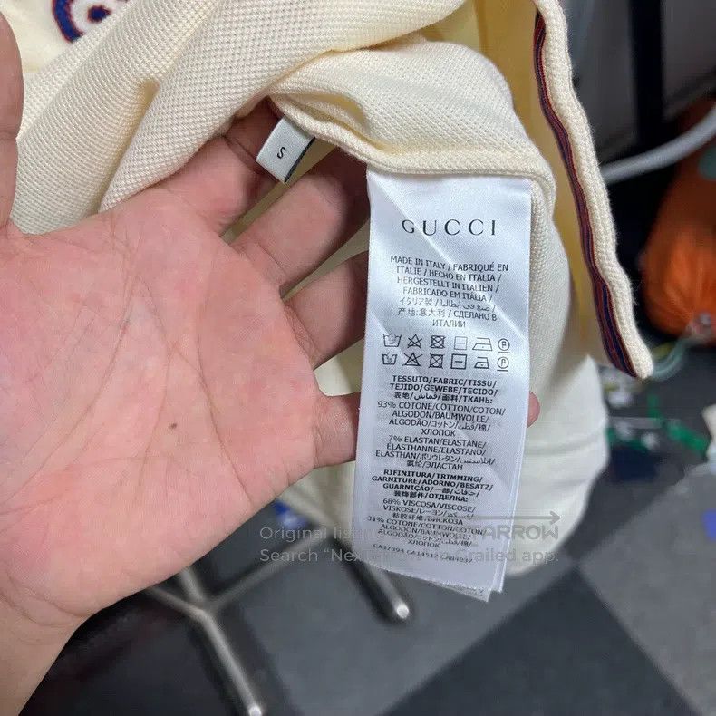 Gucci Gucci Embroidered logo cardigan short sleeve Size US S / EU 44-46 / 1 - 4 Thumbnail