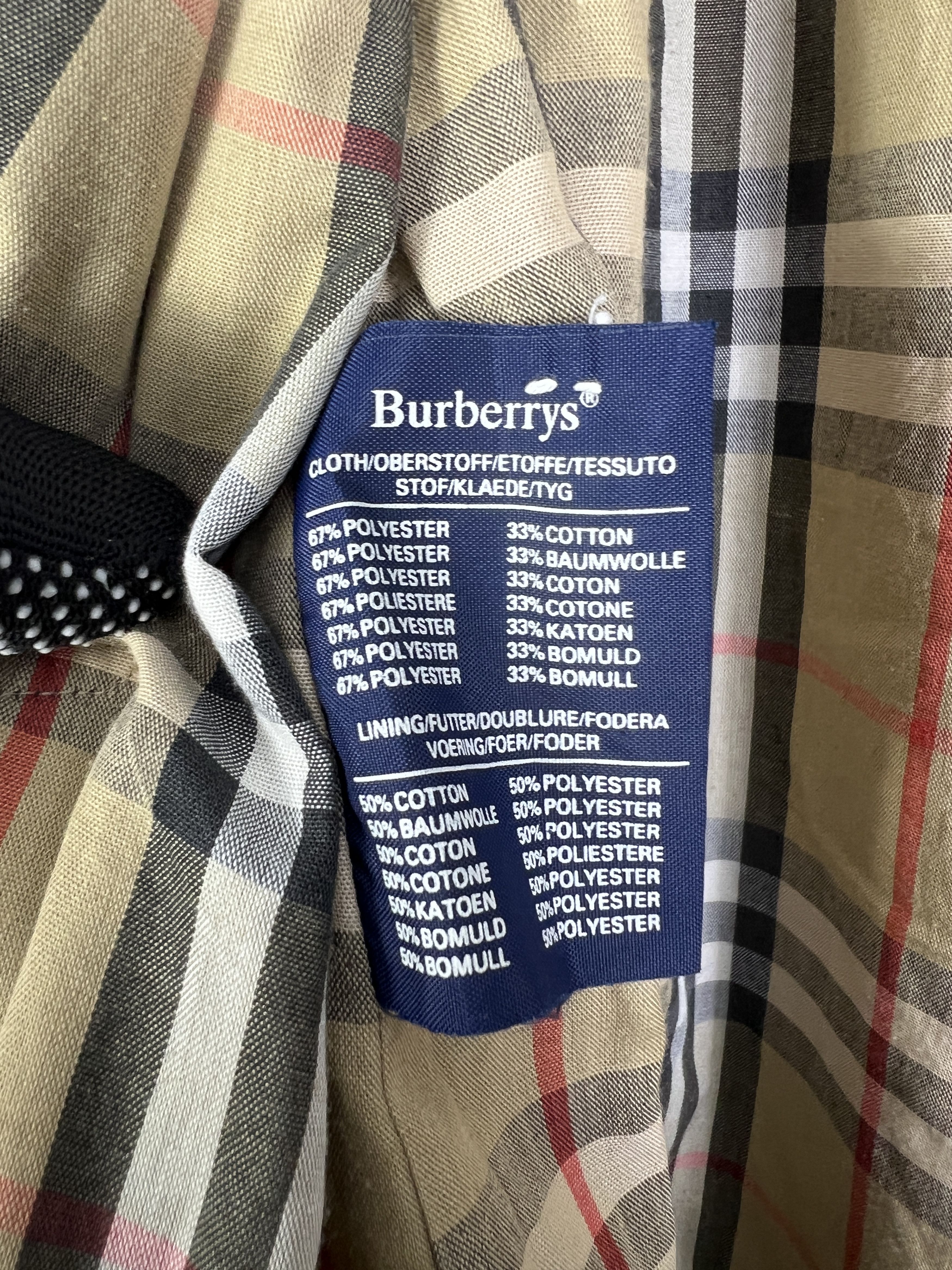 Burberry × Vintage Vintage Burberrys Lined Plaid Coat GTMPT842 Size US L / EU 52-54 / 3 - 7 Thumbnail