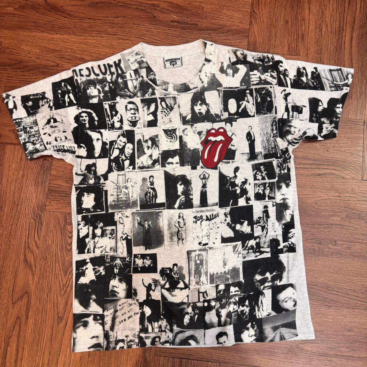 Band Tees ROLLING STONES EXILE ON MAIN STREET 1994 VINTAGE TEE Size US L / EU 52-54 / 3 - 1 Thumbnail