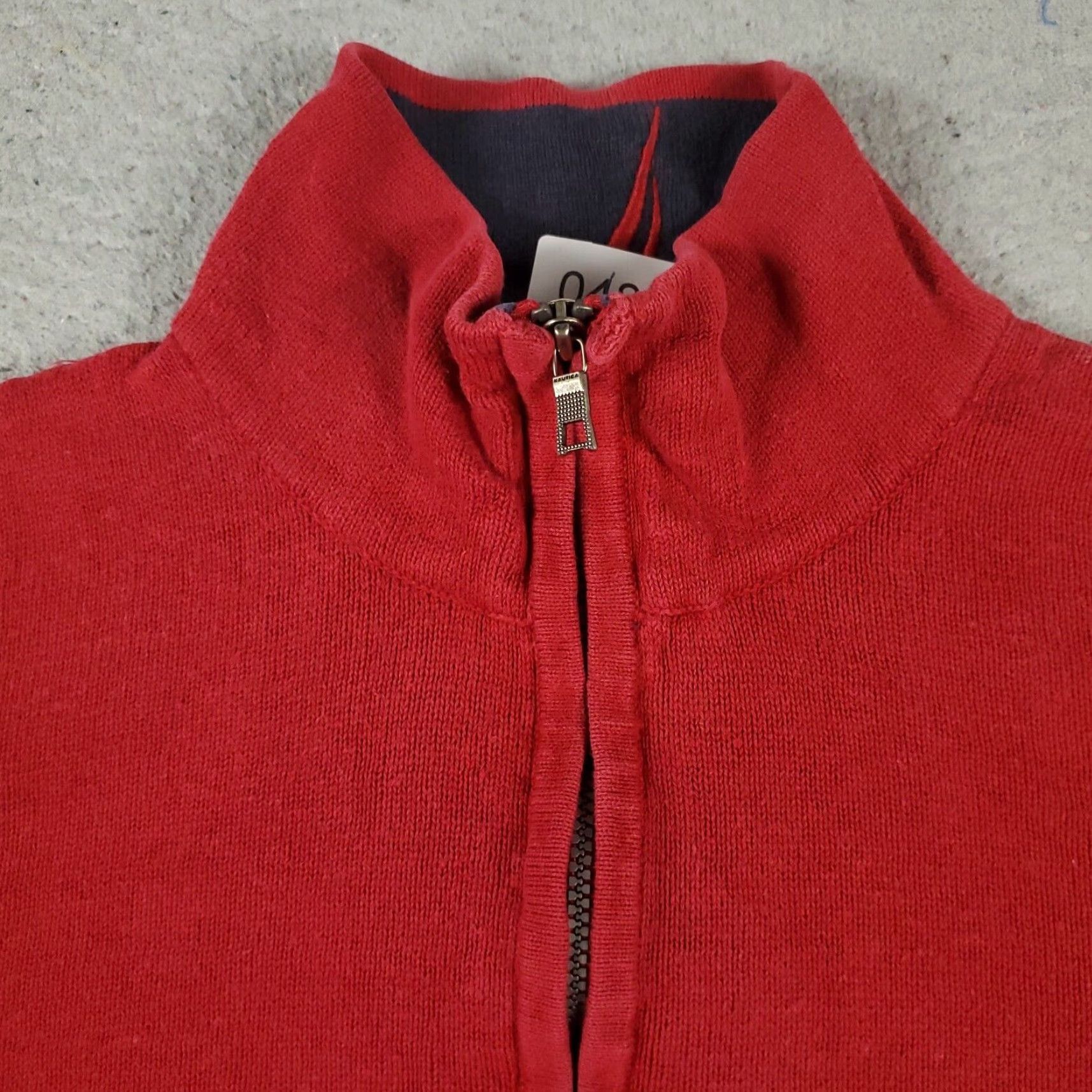 Nautica Nautica Mens Red Casual Sweater XS Extra Small 1/4 Zip Pullover Size US XS / EU 42 / 0 - 2 Thumbnail