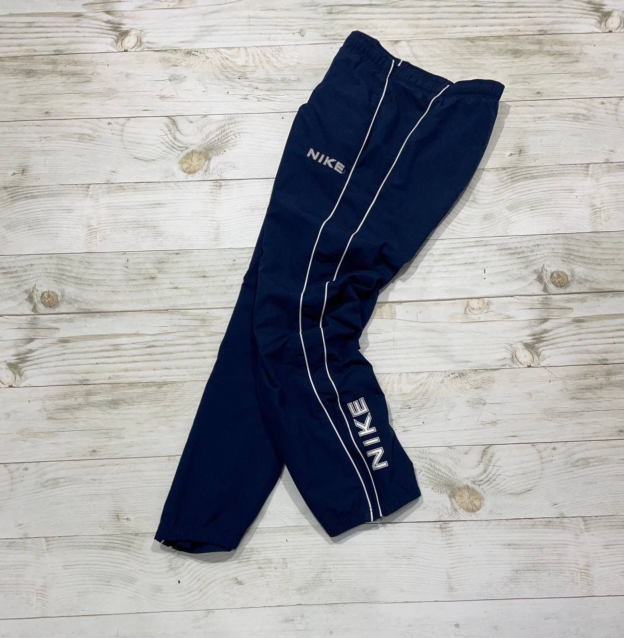 Nike Vintage Nike Nylon Track Pants Striped 00s Size US 32 / EU 48 - 1 Thumbnail