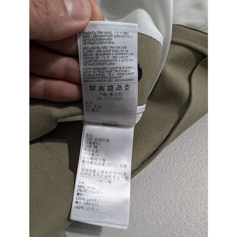 Bottega Veneta o1rshd1 Grain De Poudre Stretcs Jacket in Travertine Size US M / EU 48-50 / 2 - 21 Thumbnail