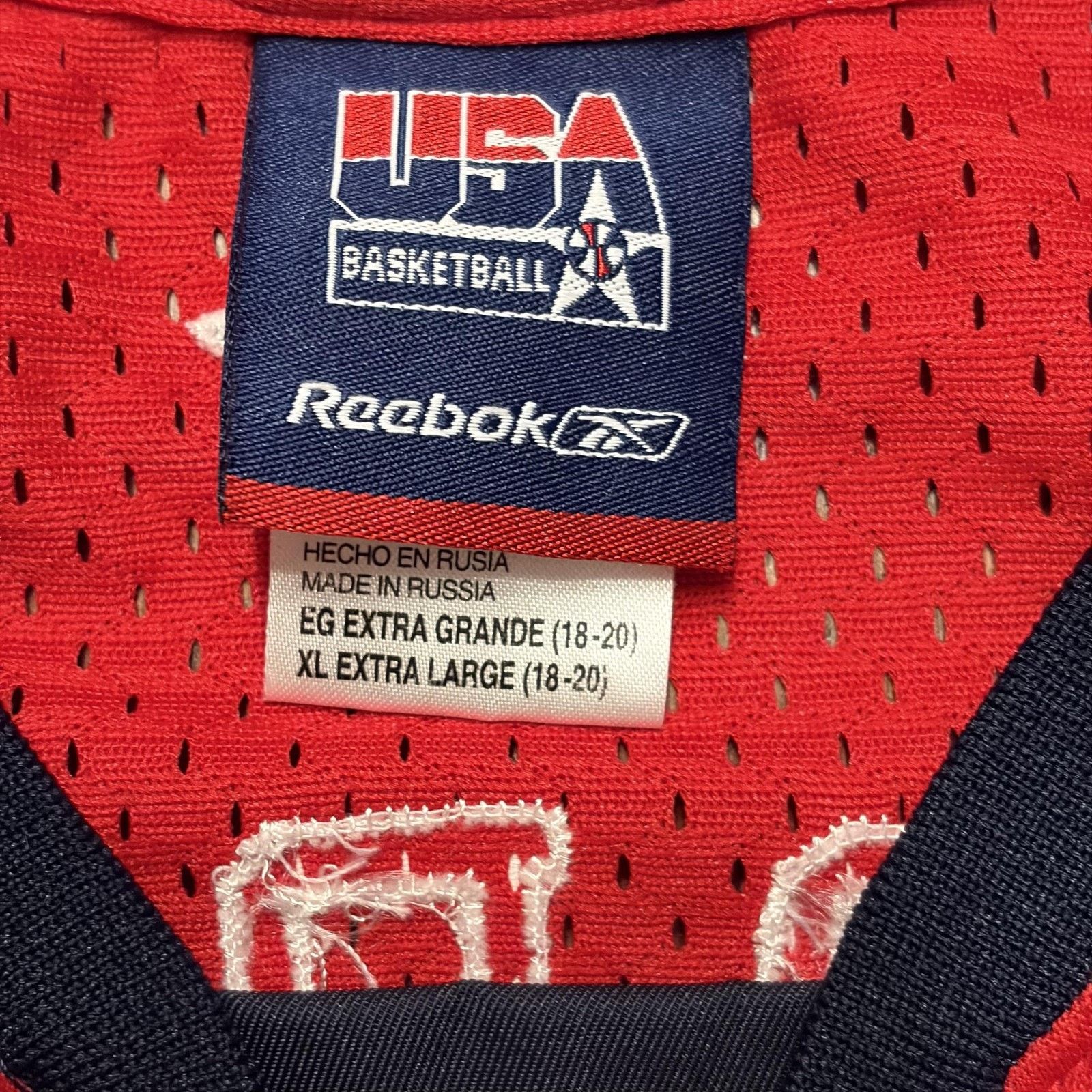 Reebok Vintage USA Basketball Jersey Boys XL 2004 Olympics Marbury Size XL / US 12-14 / IT 48-50 - 8 Thumbnail