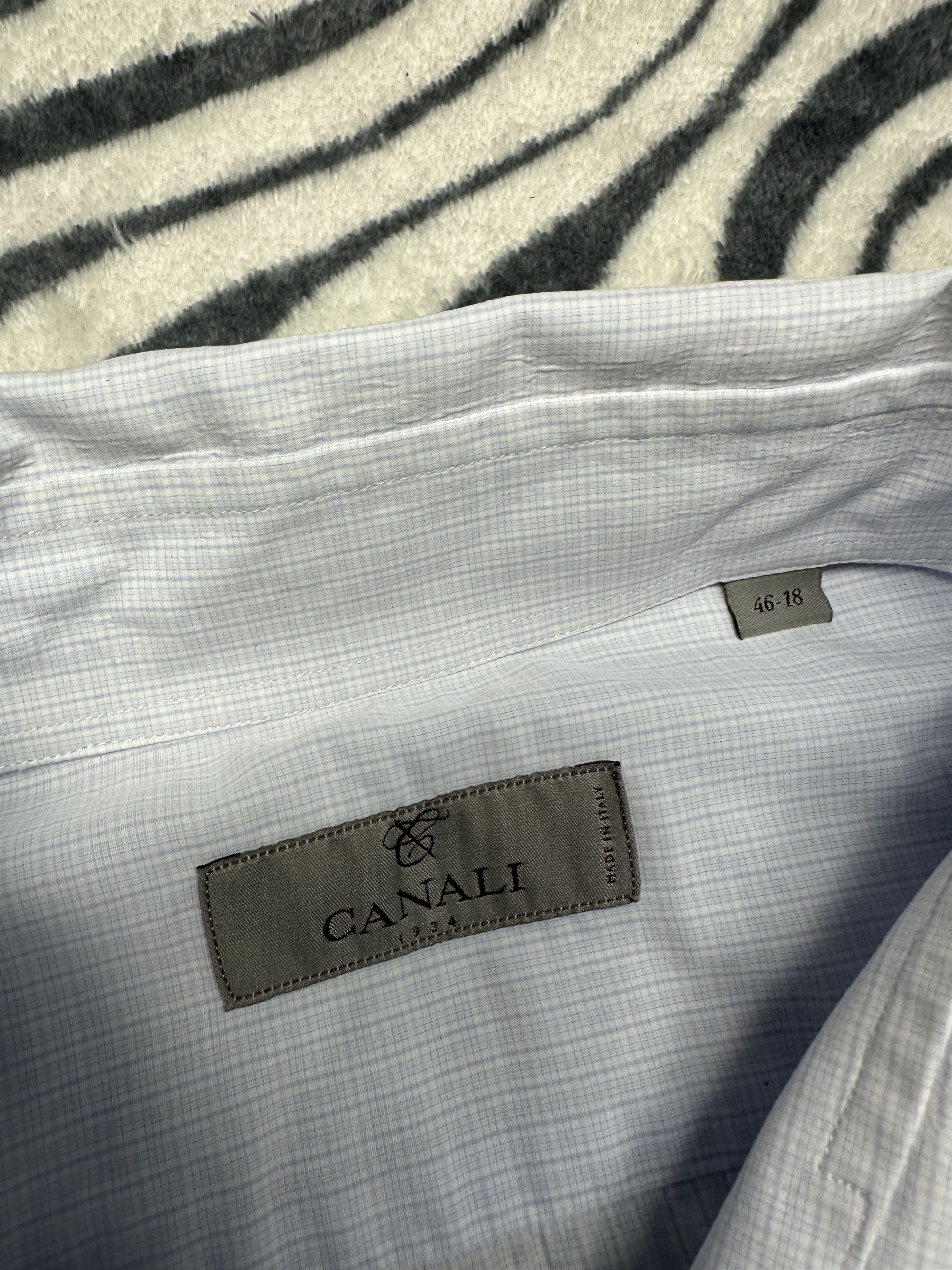 Canali Canali Vintage Mens Long Sleeve Shirt Size US XXL / EU 58 / 5 - 4 Thumbnail