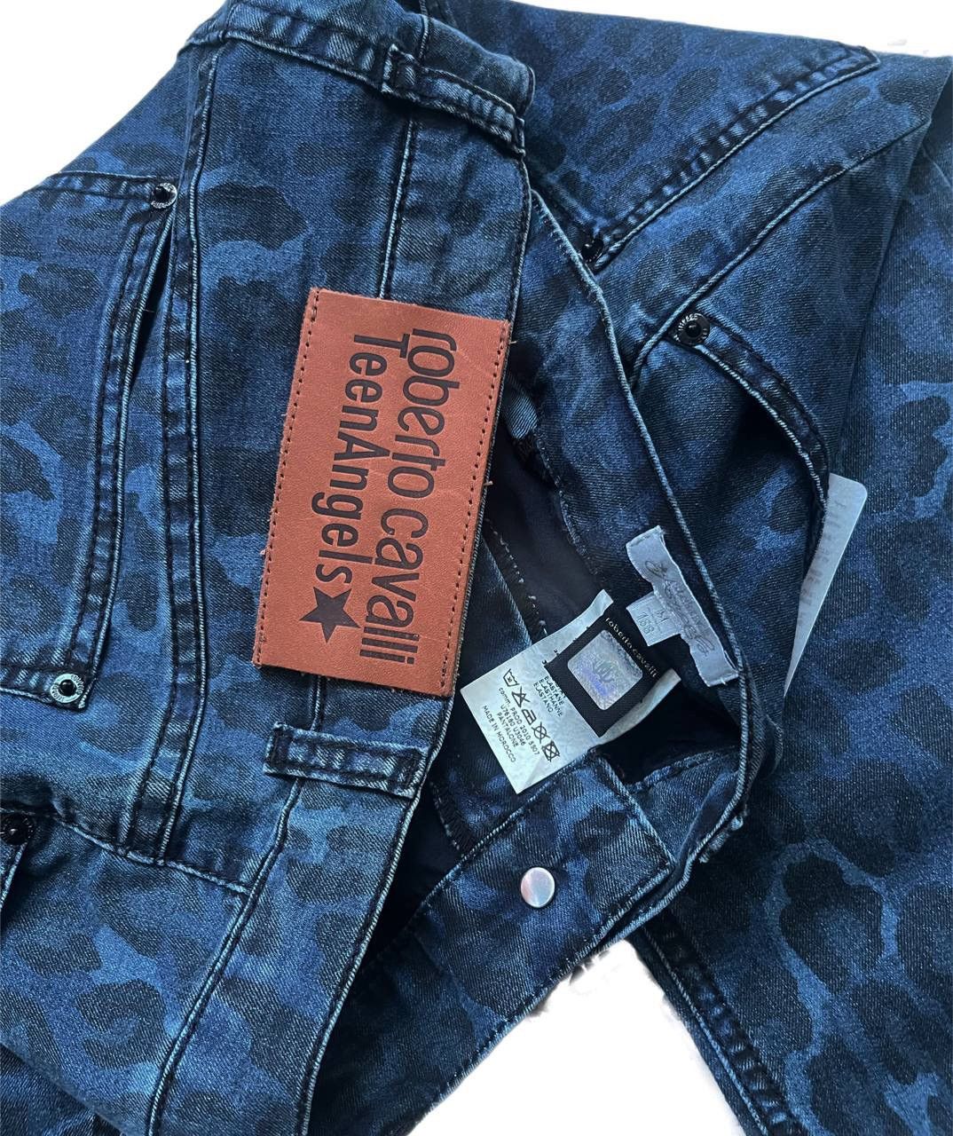 Roberto Cavalli Blue leopard limited Roberto Cavalli jeans Size 27" / US 4 / IT 40 - 5 Thumbnail