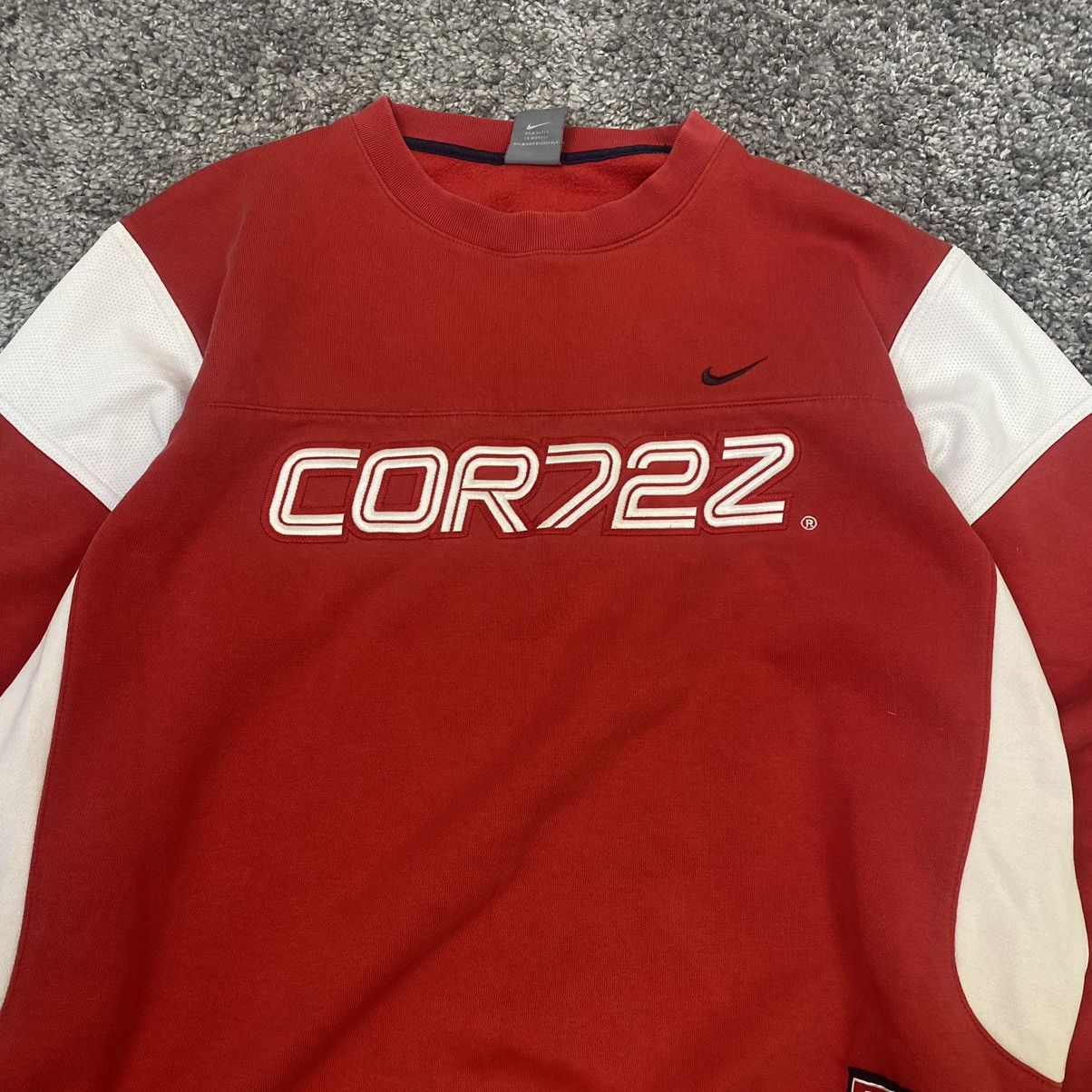 Nike Streetwear Vintage Vintage NIKE COR72Z Sweatshirt Big Logo Grailed