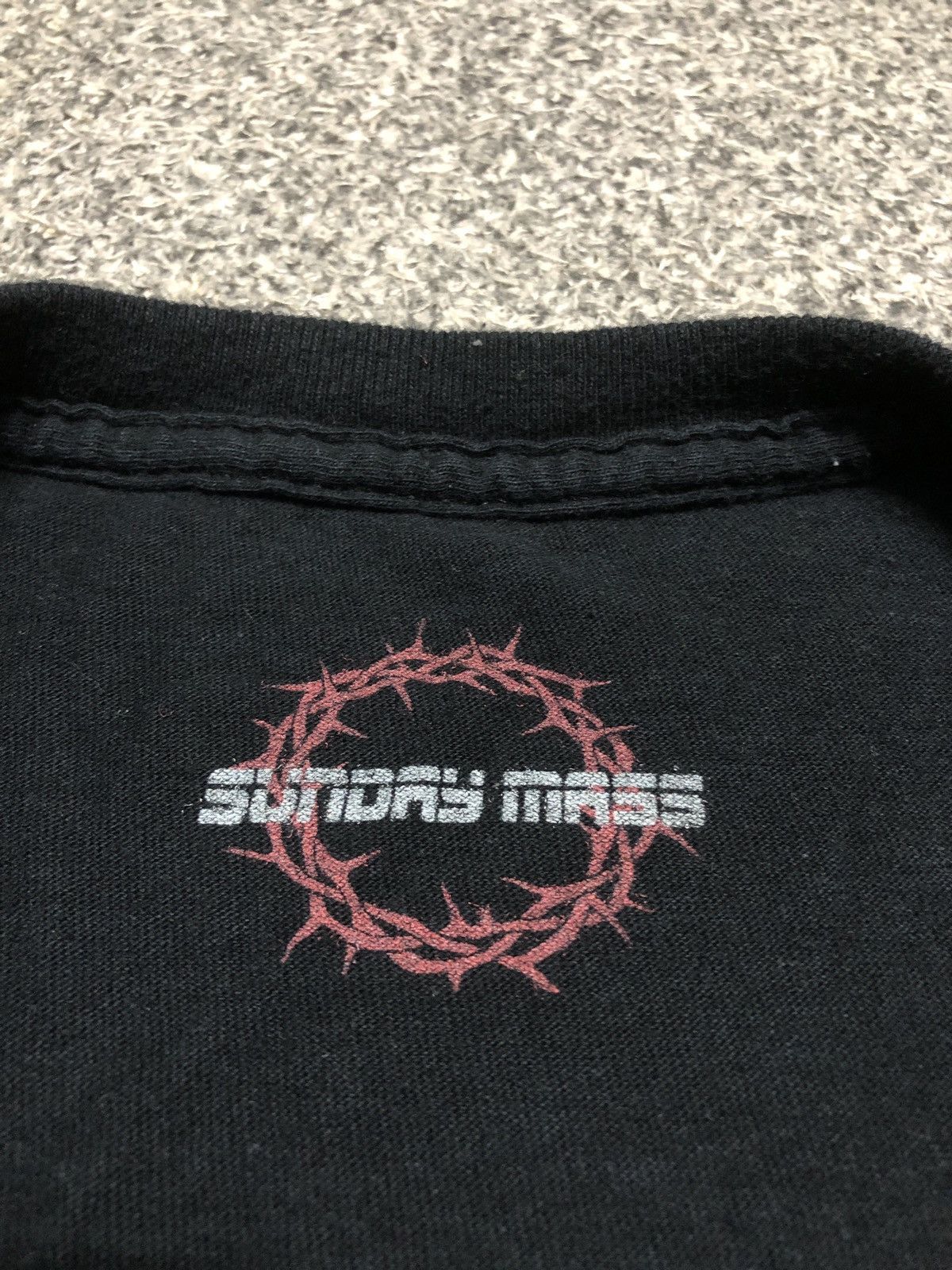 Japanese Brand Streetwear Sunday Mass Consequences Gothic Bones Graphic Tee Size US XL / EU 56 / 4 - 11 Thumbnail