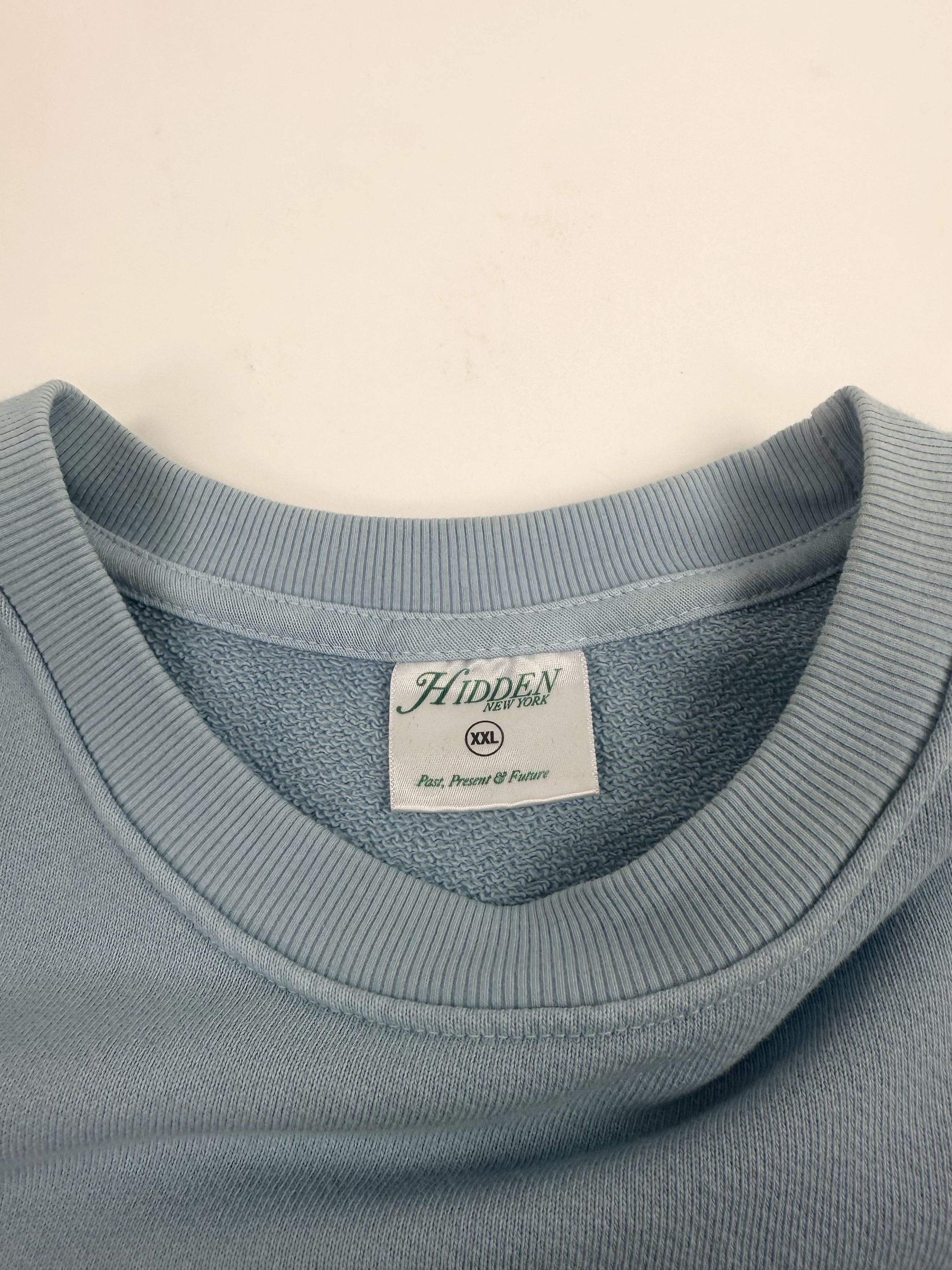 HIDDEN hidden baby blue crew neck Size US XXL / EU 58 / 5 - 3 Thumbnail