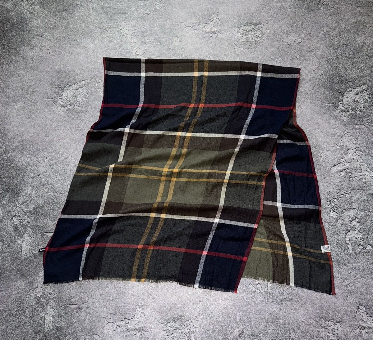 Barbour × Designer Barbour cotton scarf 🧣 all printed checkered unisex Size ONE SIZE - 11 Thumbnail