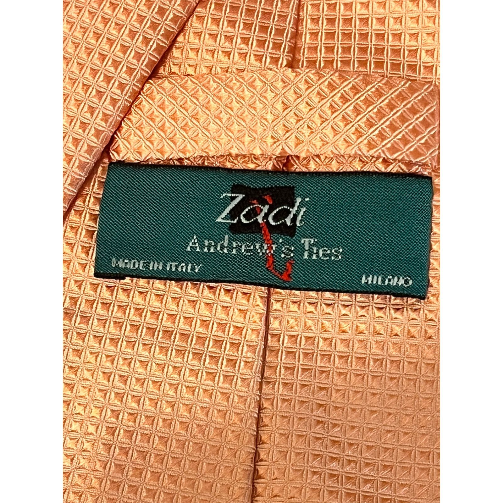 Other Zadi Andrew's Ties Milano Men's Silk Tie - Made In Italy Size ONE SIZE - 4 Thumbnail