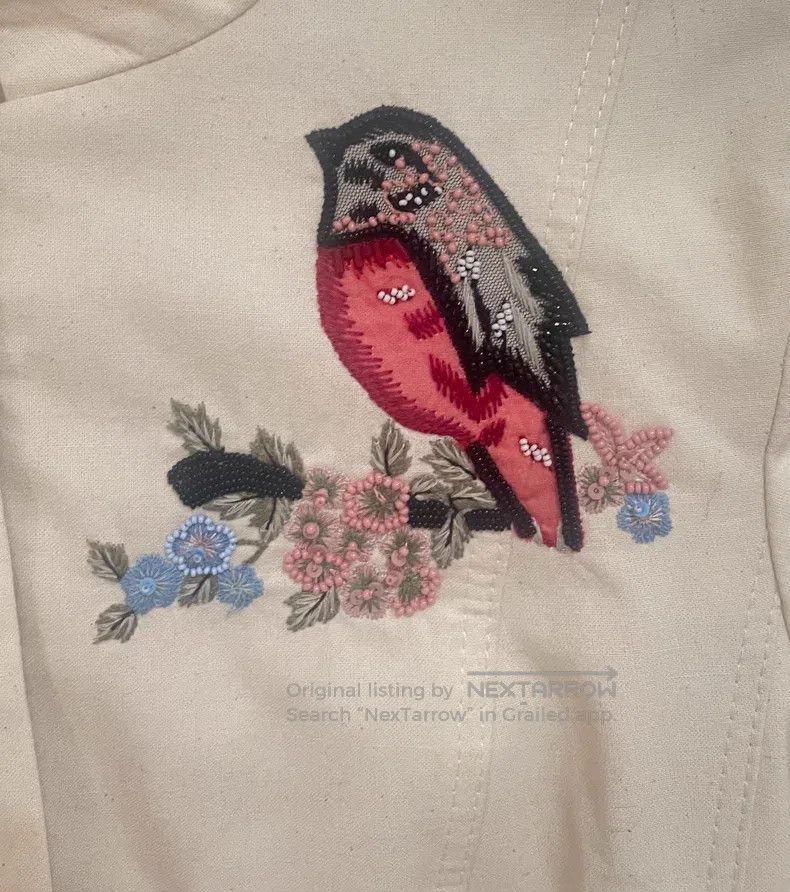 Valentino Valentino Embroidered bird short coat Size S / US 4 / IT 40 - 5 Thumbnail