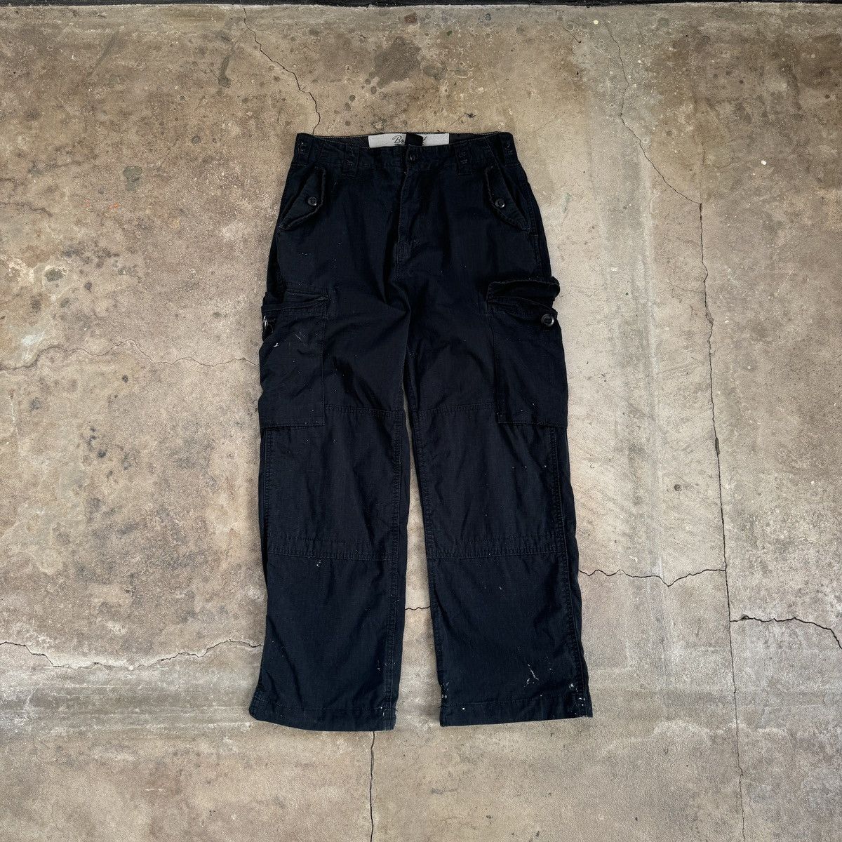 Vintage Brandit Military Army Baggy Cargo Pants