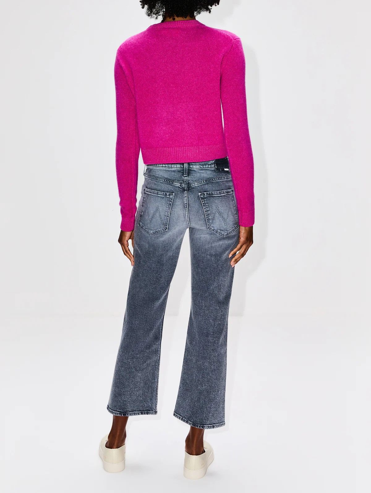 The Elder Statesman $1095 The Elder Statesman Simple Cashmere Crew Sweater Size L / US 10 / IT 46 - 4 Thumbnail