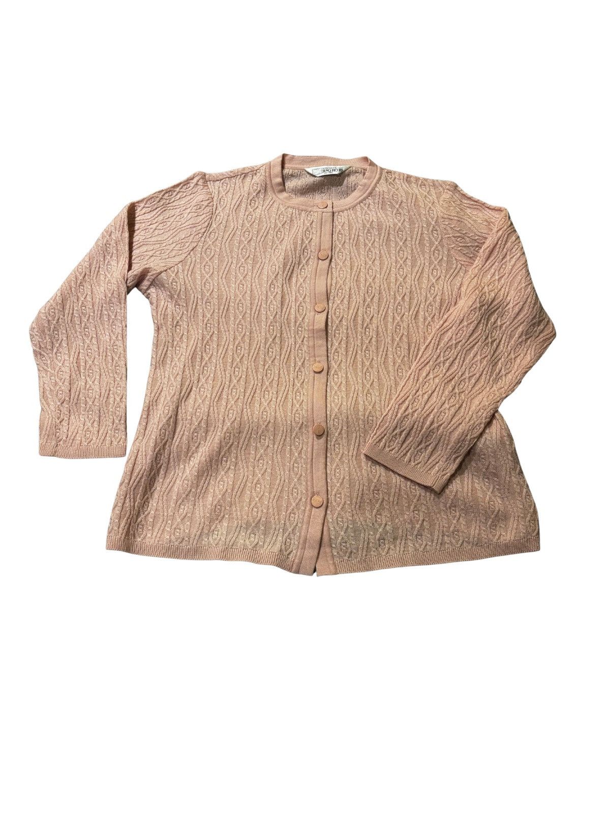 Other Peach colored sweater cardigan.wt1326 Size M / US 6-8 / IT 42-44 - 1 Thumbnail