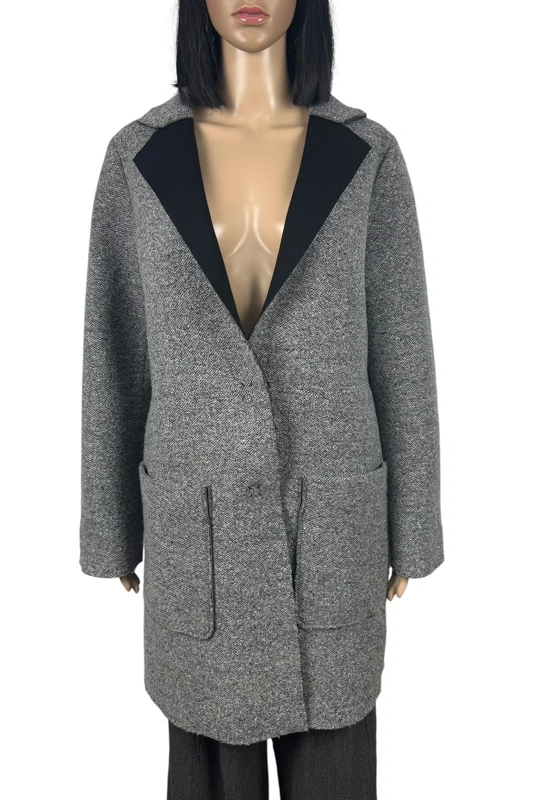MAX&Co. Max & Co Coat Wool Seta Knitcoat Size M / US 6-8 / IT 42-44 - 3 Thumbnail