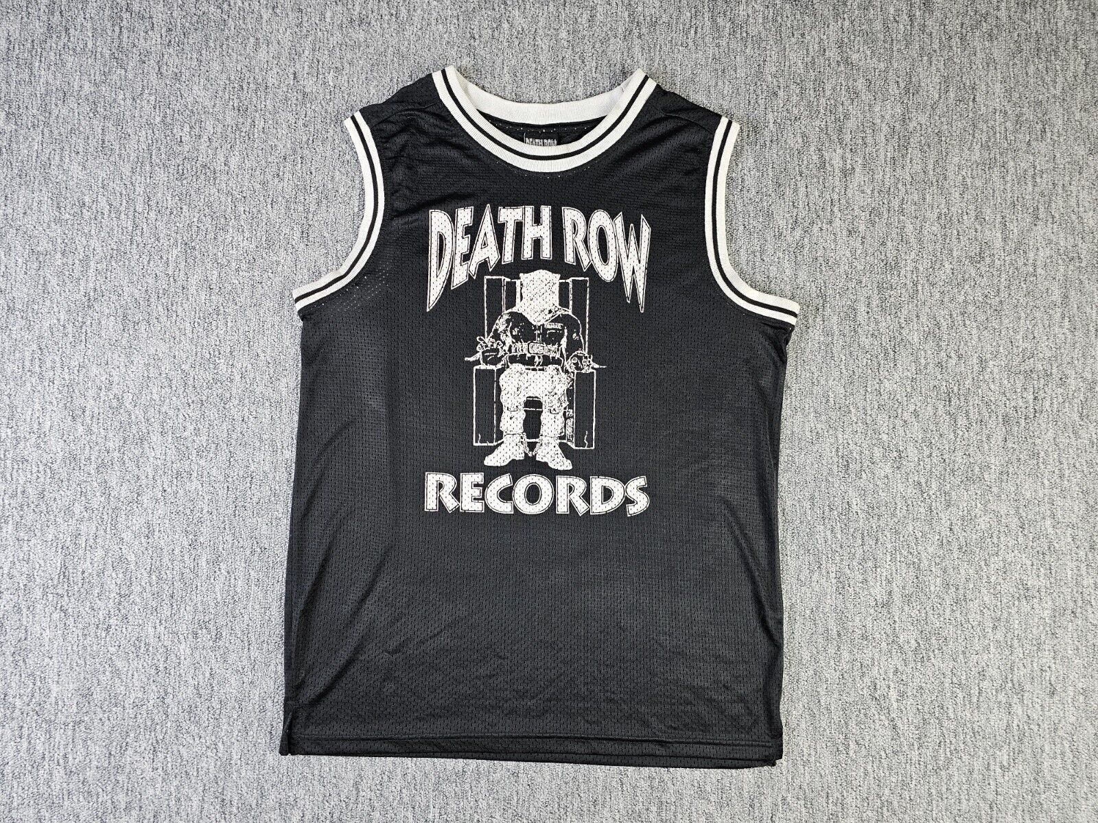 Death Row Records Vintage Death Row Records Mesh Basketball Jersey Tank Top M Size US M / EU 48-50 / 2 - 1 Thumbnail