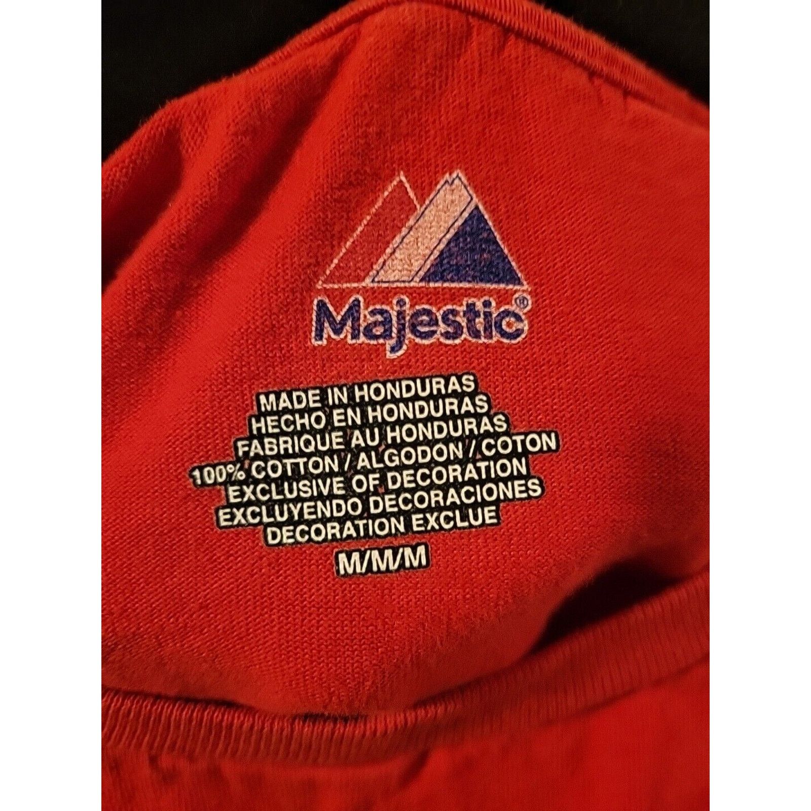 Majestic Majestic MLB Los Angeles Angels Red T-Shirt Jersey Size M Size 32 - 7 Thumbnail