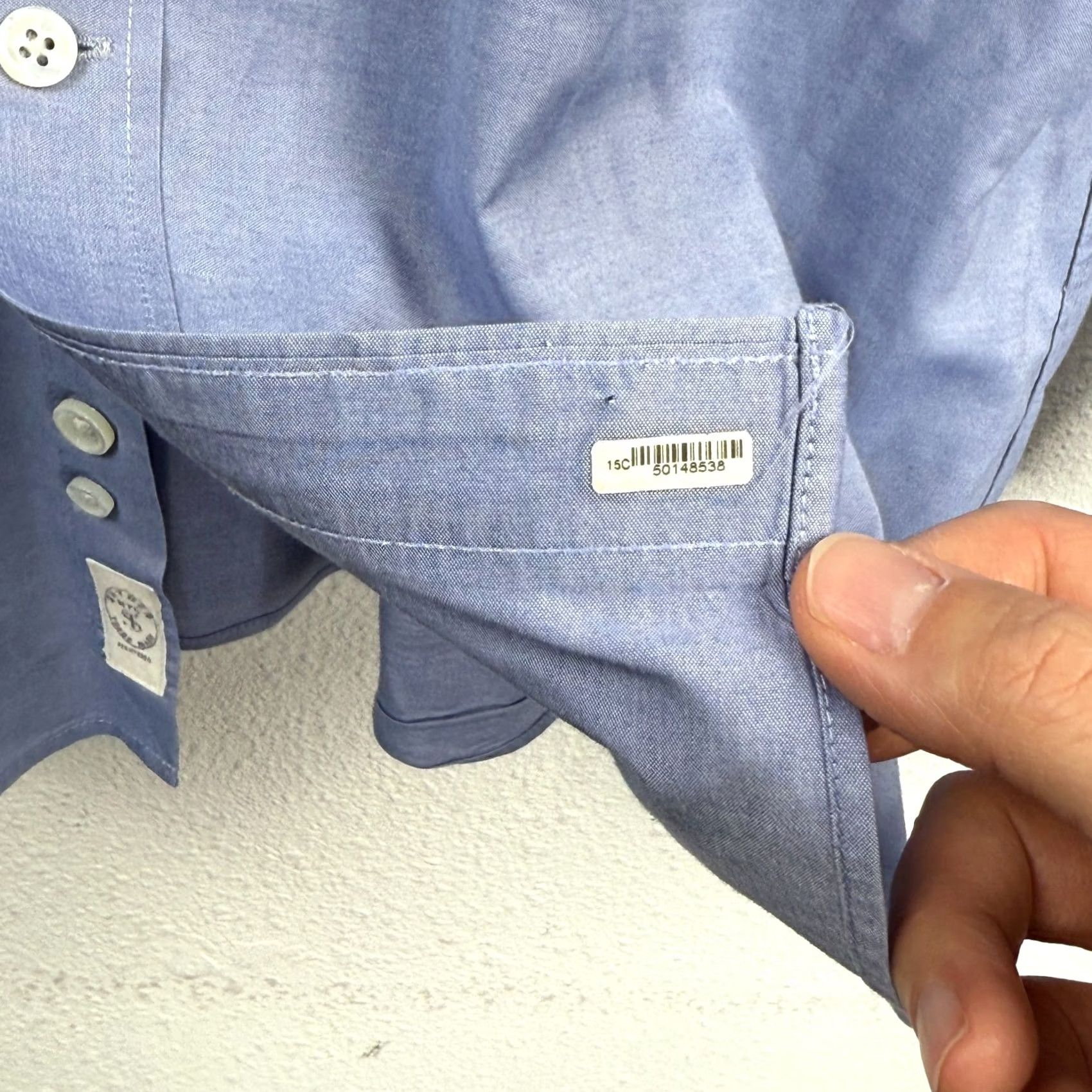 Todd Snyder Todd Snyder Button-Up Shirt Oxford Mens 15 Blue Long Sleeve Two Ply Cotton Shirt Regular Mens Blues 40 Chest 15 Neck Casual Classic Preppy Vintage No Size US M / EU 48-50 / 2 - 6 Thumbnail