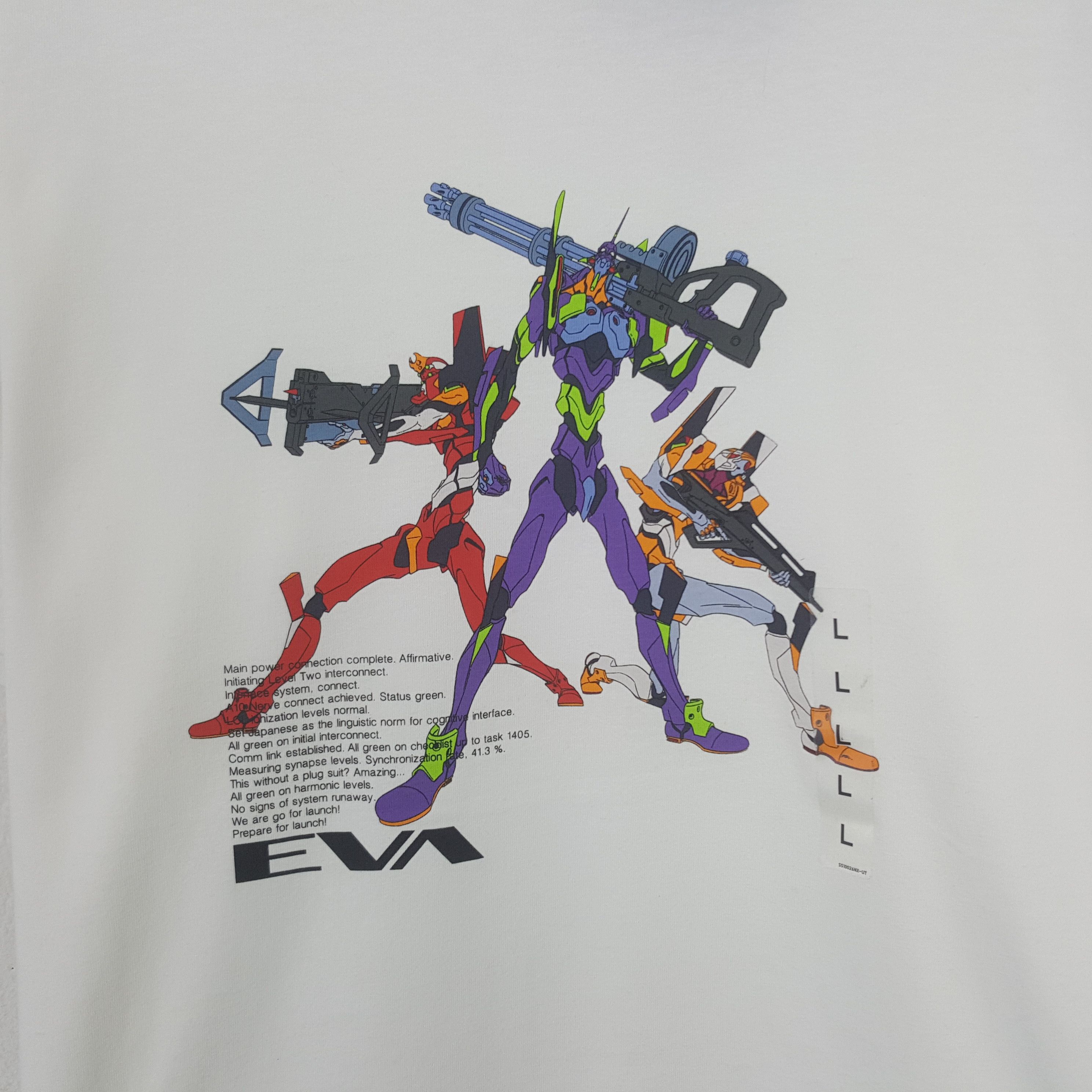 Japanese Brand Vintage UT EVA Evangelion Japanese Cartoon Tshirt Size US L / EU 52-54 / 3 - 2 Thumbnail