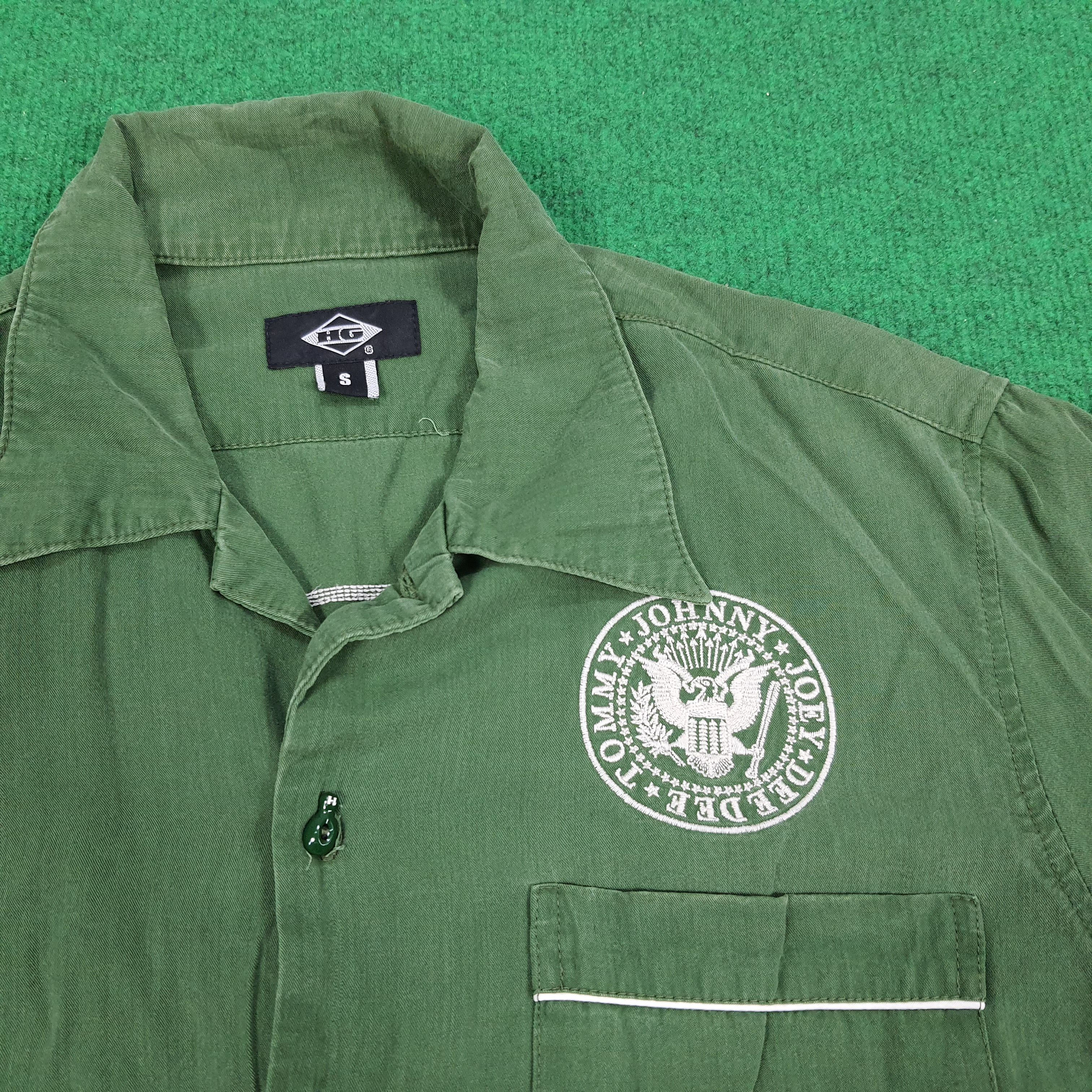 Hysteric Glamour × Japanese Brand × Vintage Vintage Hysteric Glamour Ramones Band Button Up Shirt Size US S / EU 44-46 / 1 - 4 Thumbnail