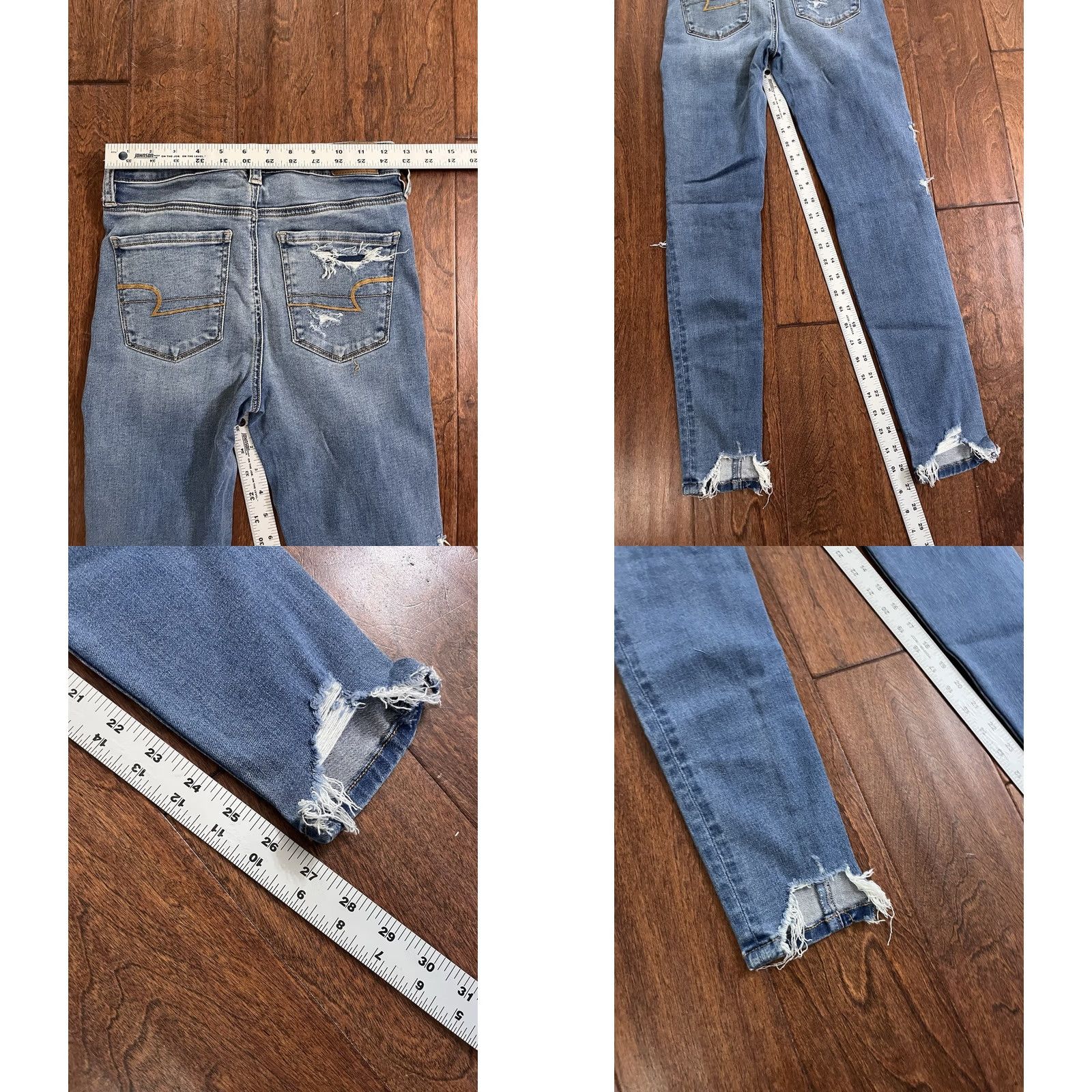 American Eagle Outfitters American Eagle Outfitters Jeans Womens Size 2 Regular High Rise Stretch Jegging Blue 27in Inseam Size 42" / US 20 - 8 Thumbnail