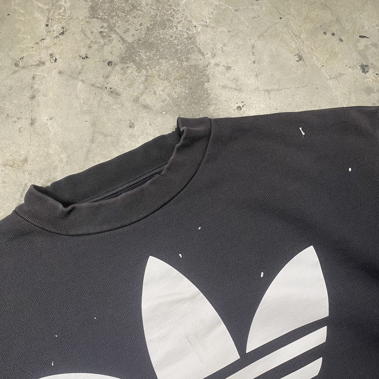 Adidas y2k Adidas Distressed Baggy Heavyweight Crewneck Size XL / US 12-14 / IT 48-50 - 6 Thumbnail