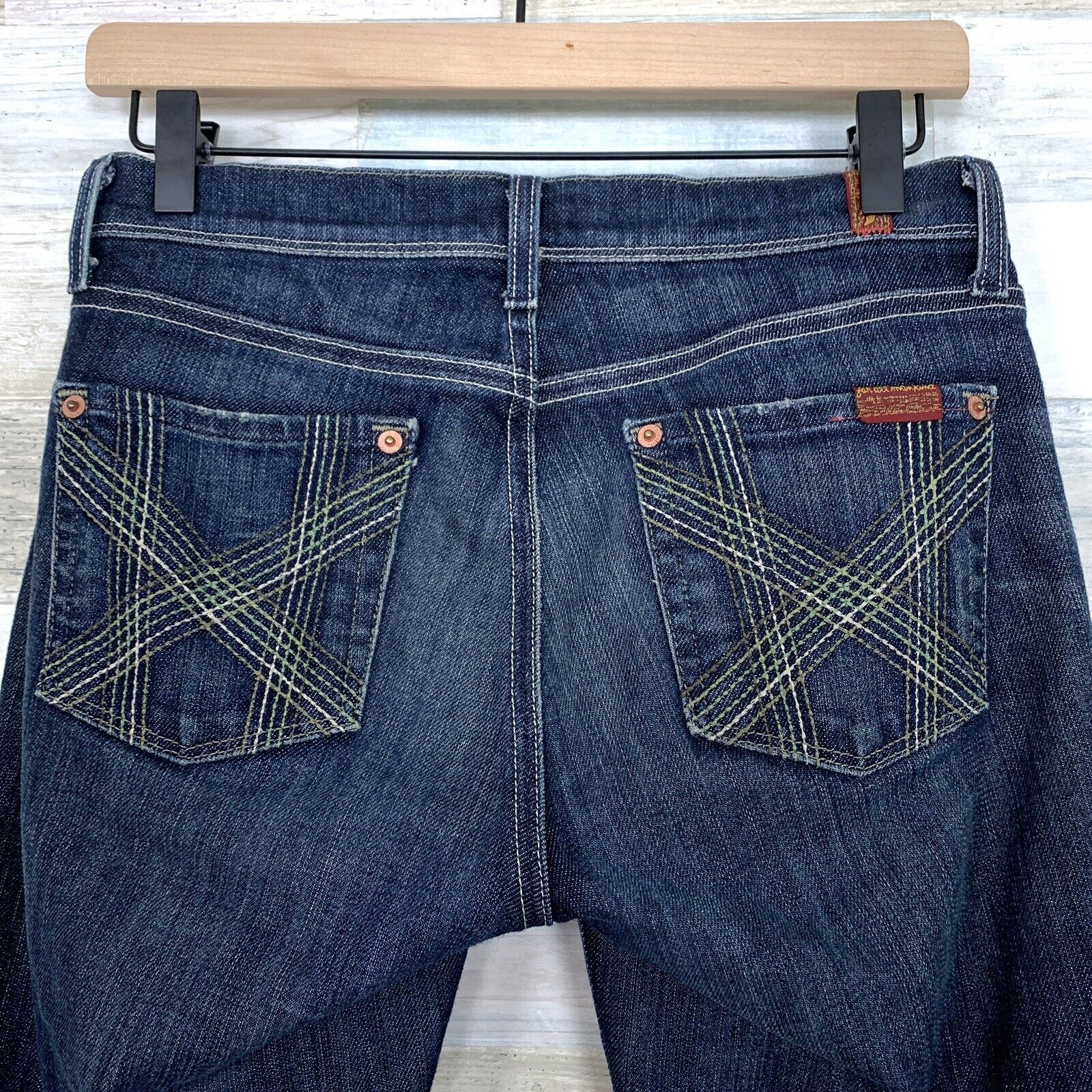 7 For All Mankind 7 For All Mankind Mia Cropped Jeans Dark Low Rise Womens 26 Size 26" / US 2 / IT 38 - 5 Thumbnail