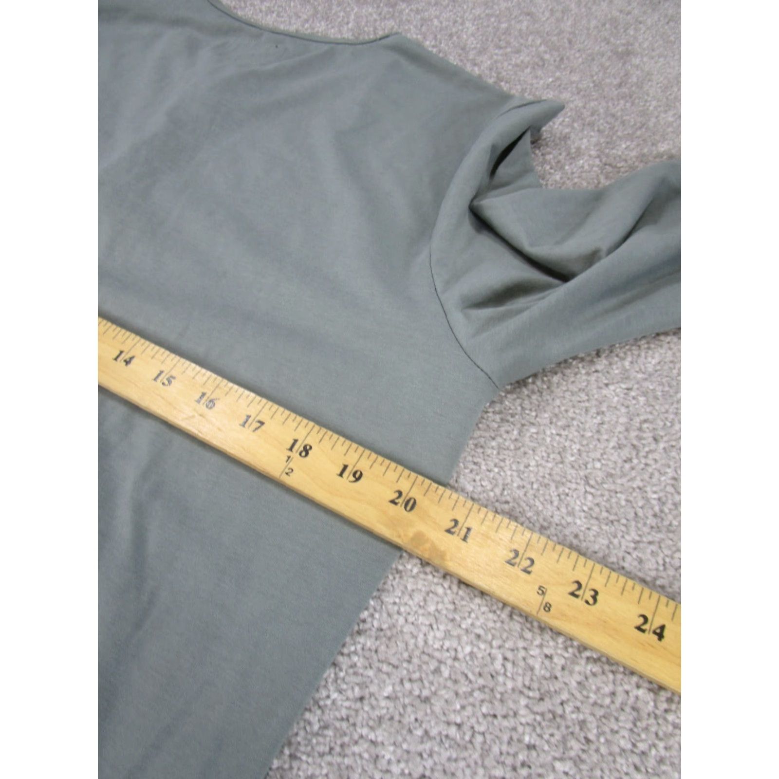 Cuts Cuts Mens Long Sleeve Henley Shirt - Gray - M - Jersey Polycotton - Vintage/Workwear Style? (assume Regular) Size US M / EU 48-50 / 2 - 7 Thumbnail