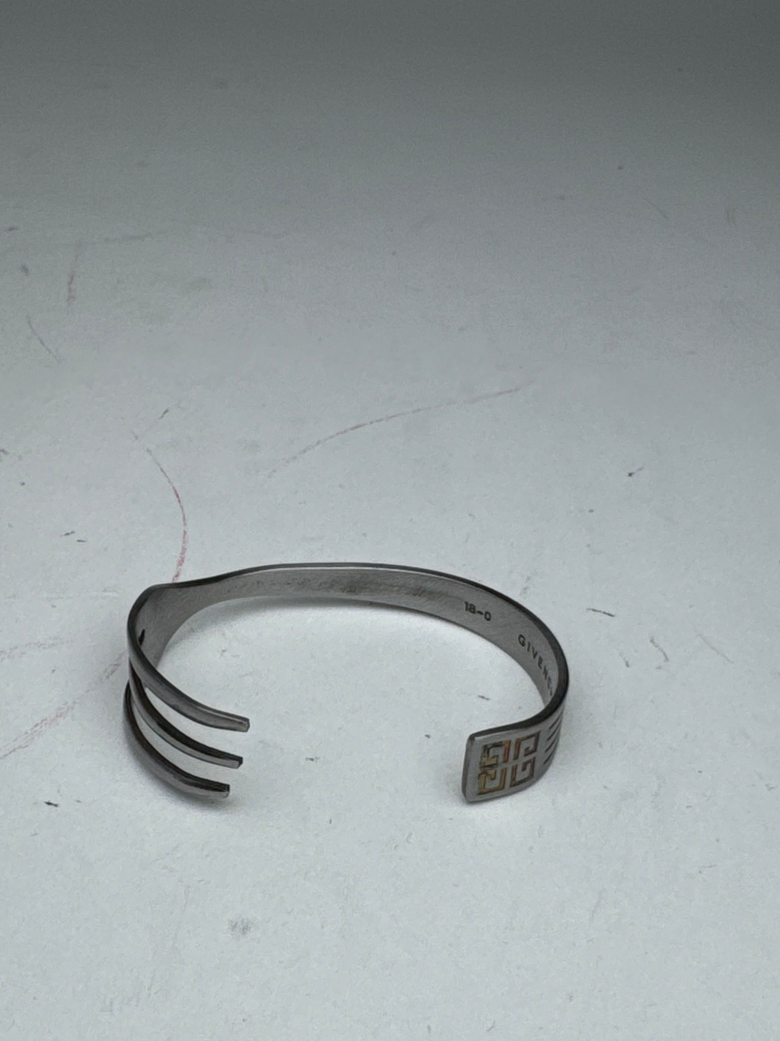 Givenchy Vintage Steel Fork bracelet silver Size ONE SIZE - 1 Thumbnail