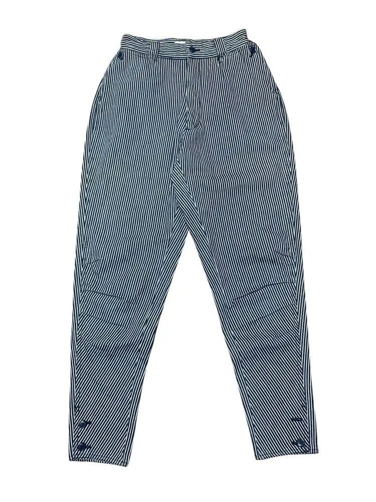 Issey Miyake Vintage Issey Miyake hickory stripe balloon denim pants Size 24" / US 00 / IT 34 - 14 Thumbnail