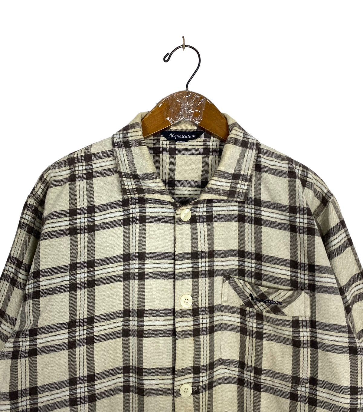 Aquascutum Rare‼️ Aquascutum Shirt Novacheck Made in Japan Size US M / EU 48-50 / 2 - 4 Thumbnail
