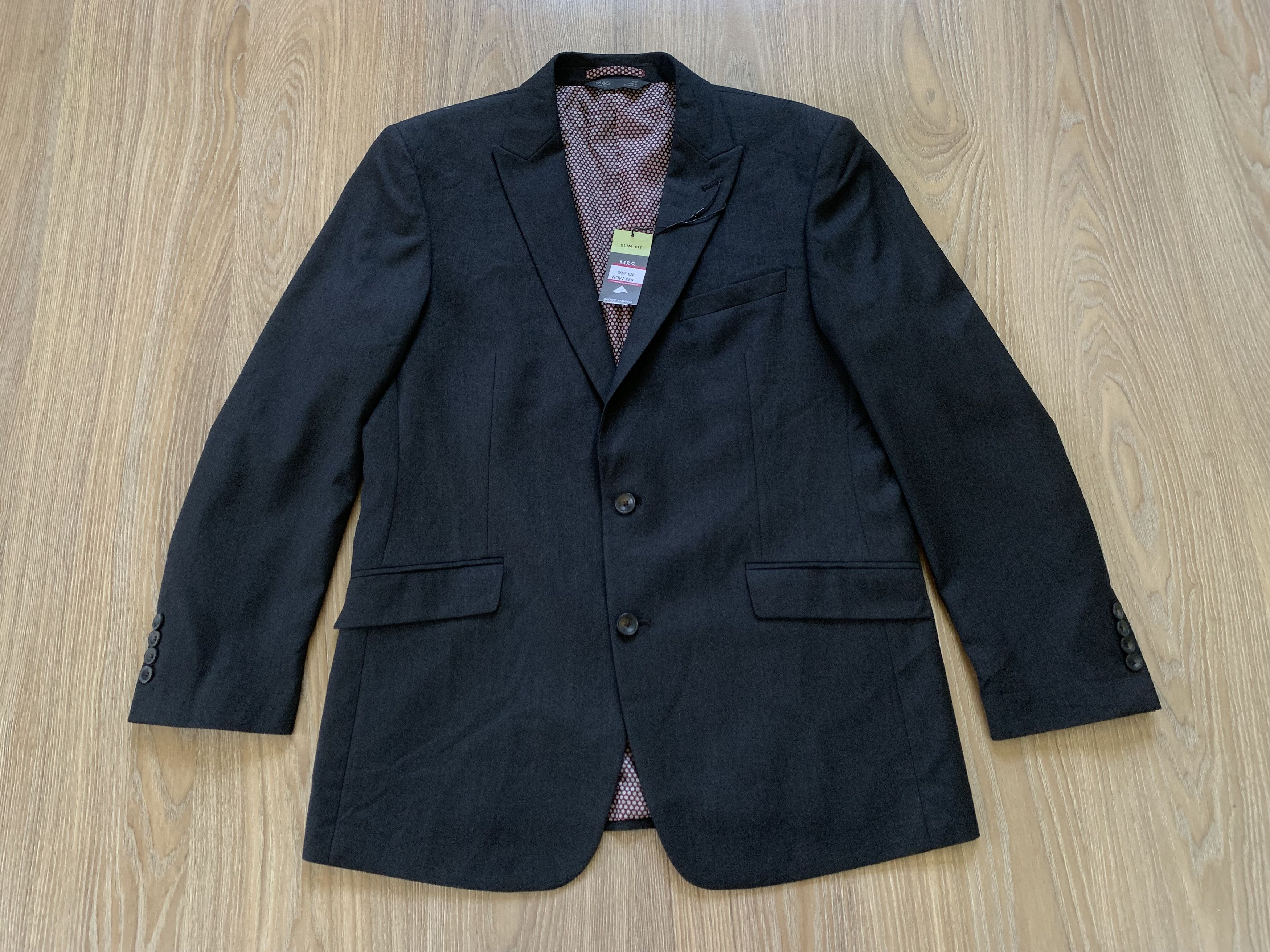Marks & Spencer Marks & Spencer Mens Classic Casual Blazer Size 52R - 2 Thumbnail