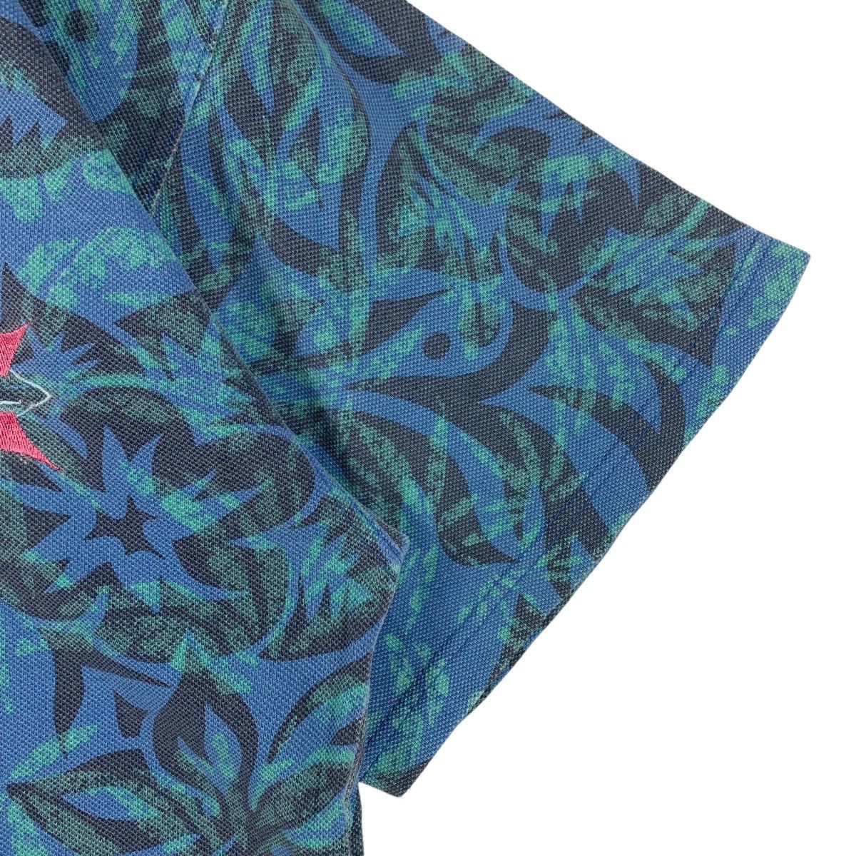 O'Neill × Vintage Vintage 90s ONEILL full flower printed Surfing polo tee Size US L / EU 52-54 / 3 - 7 Thumbnail